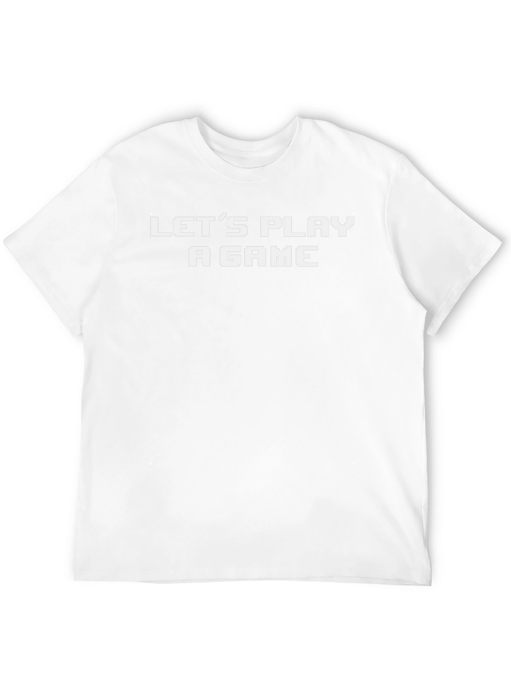 Lets Play a Game Pixel Graphic T-Shirt