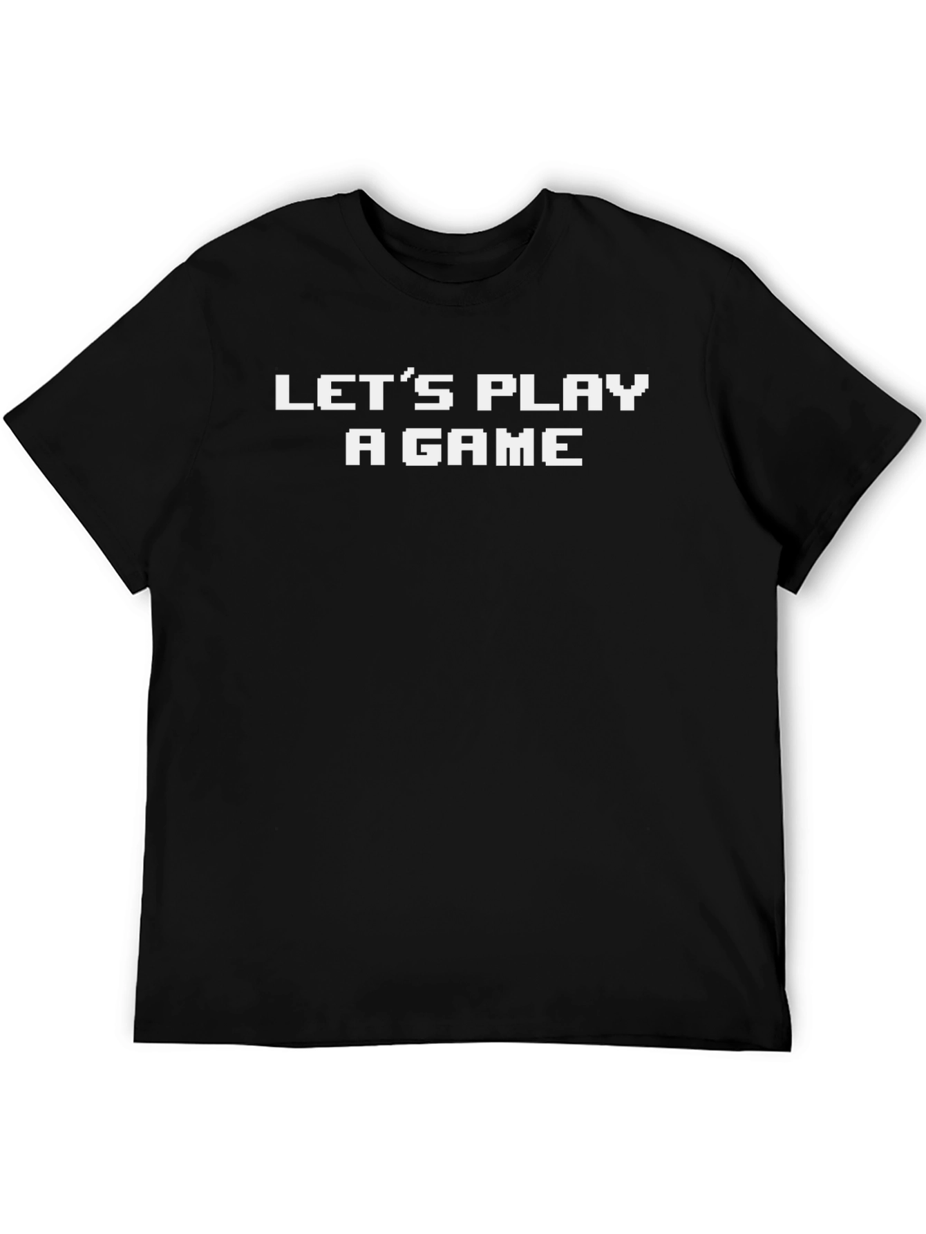 Lets Play a Game Pixel Graphic T-Shirt