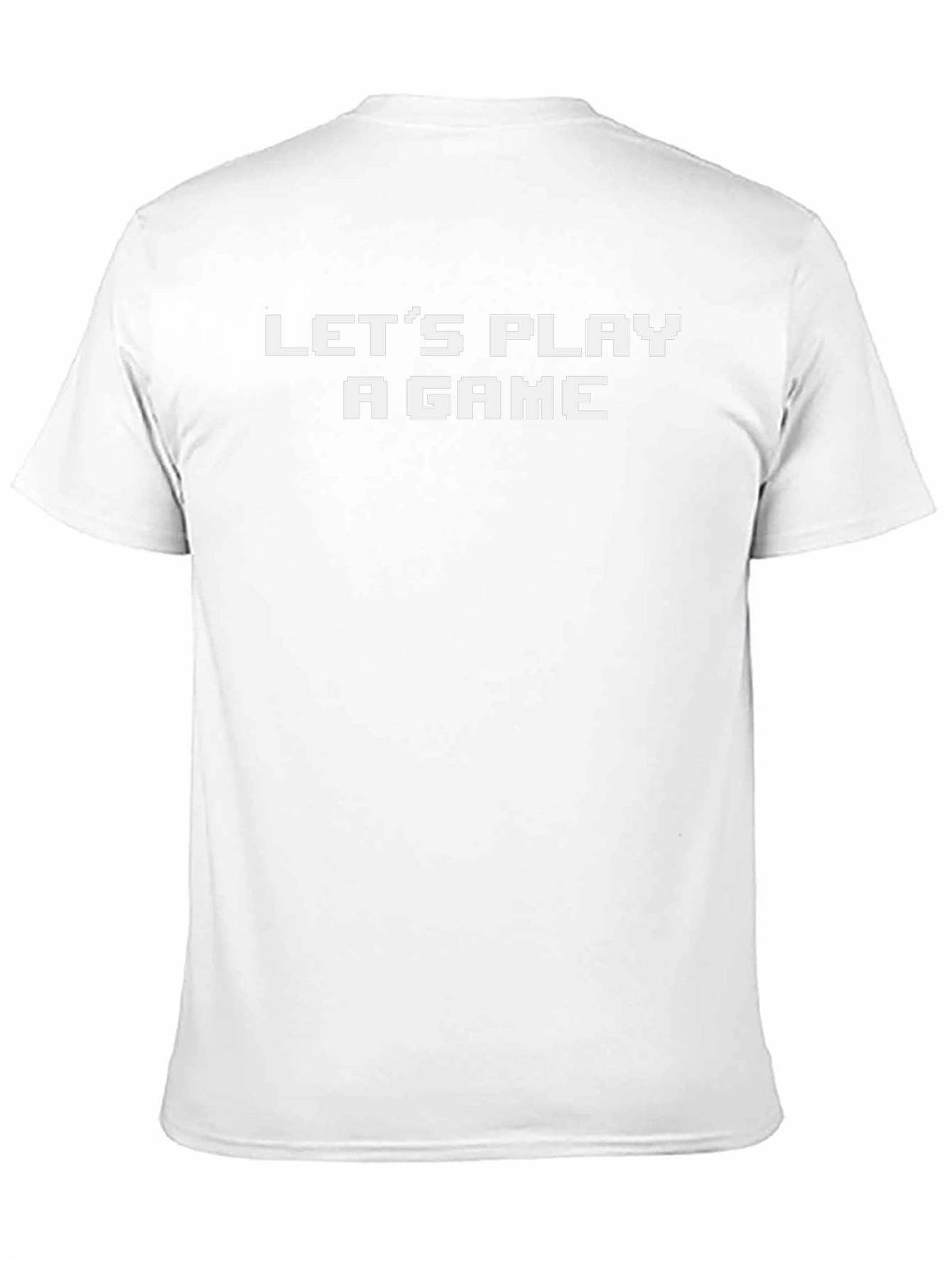 Lets Play a Game Pixel Graphic T-Shirt
