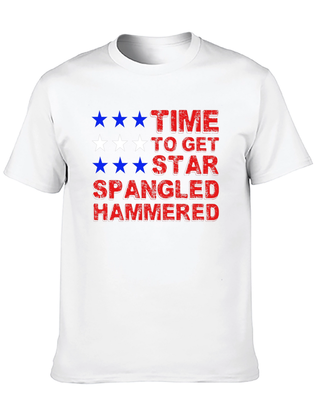 Star Spangled Hammered Tee