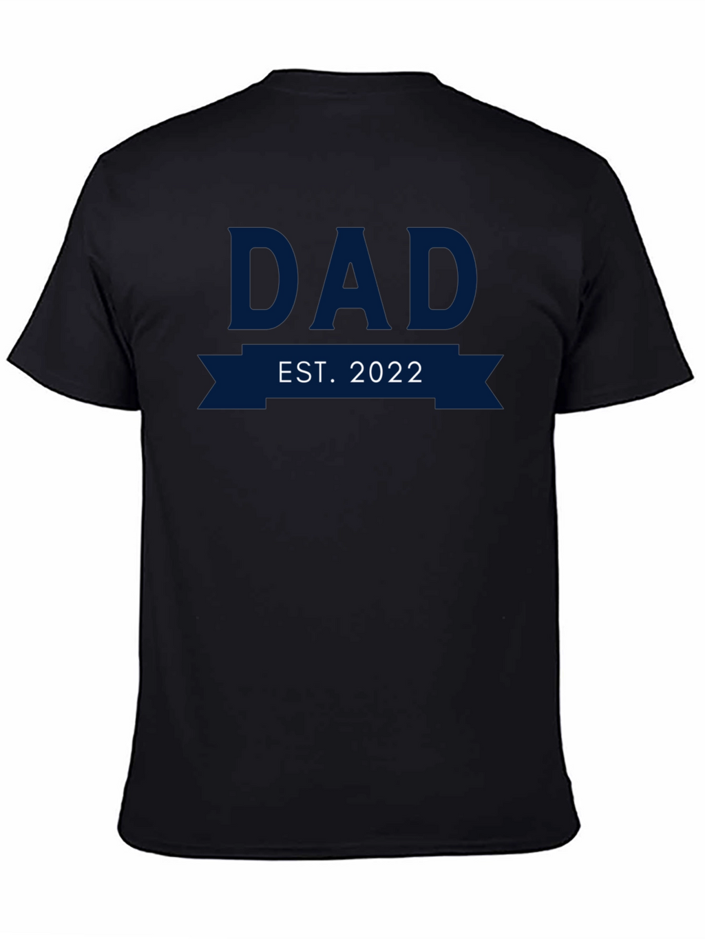 Dad Est. 2022 Black T-Shirt