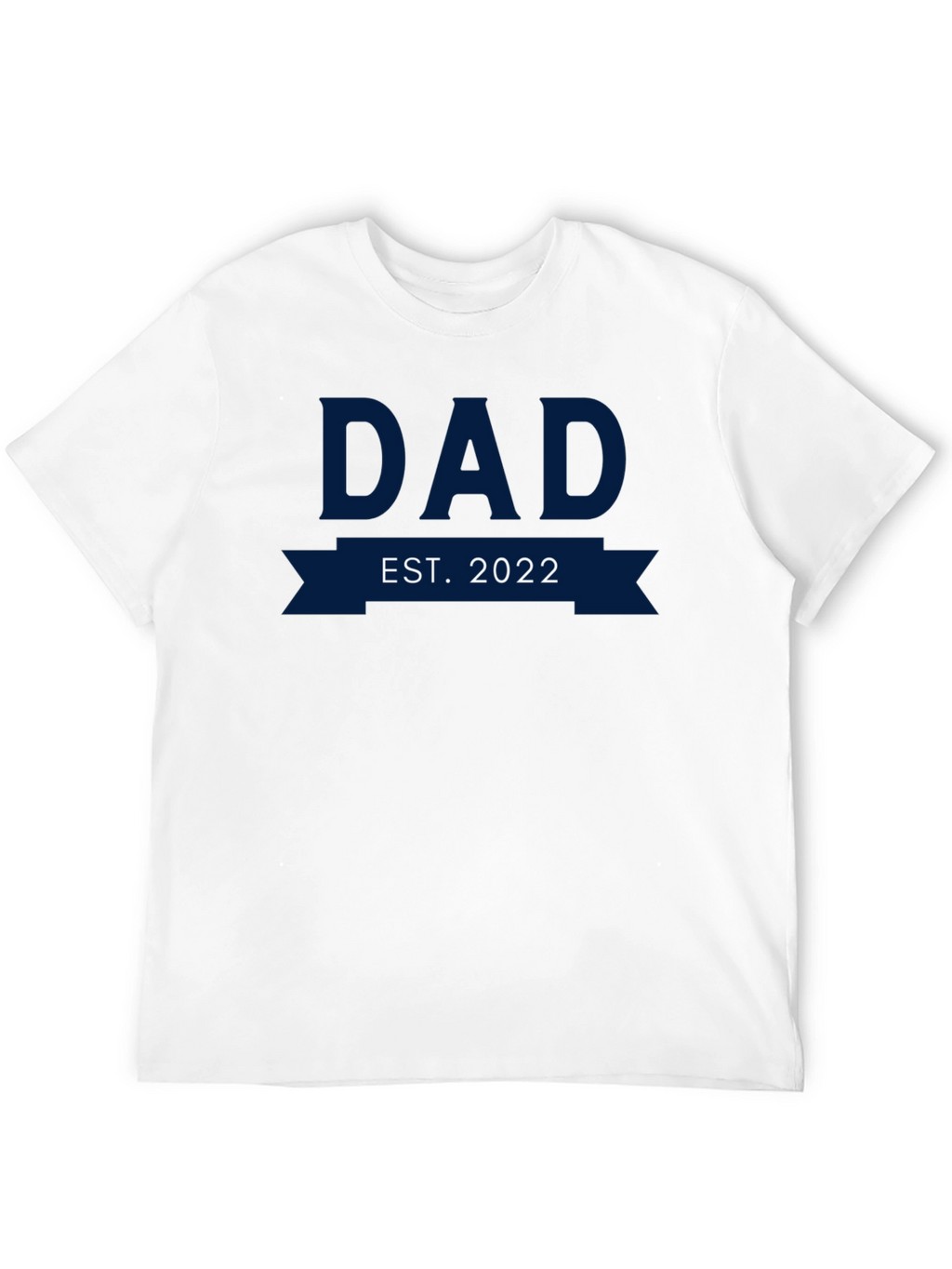 Dad Est. 2022 Black T-Shirt