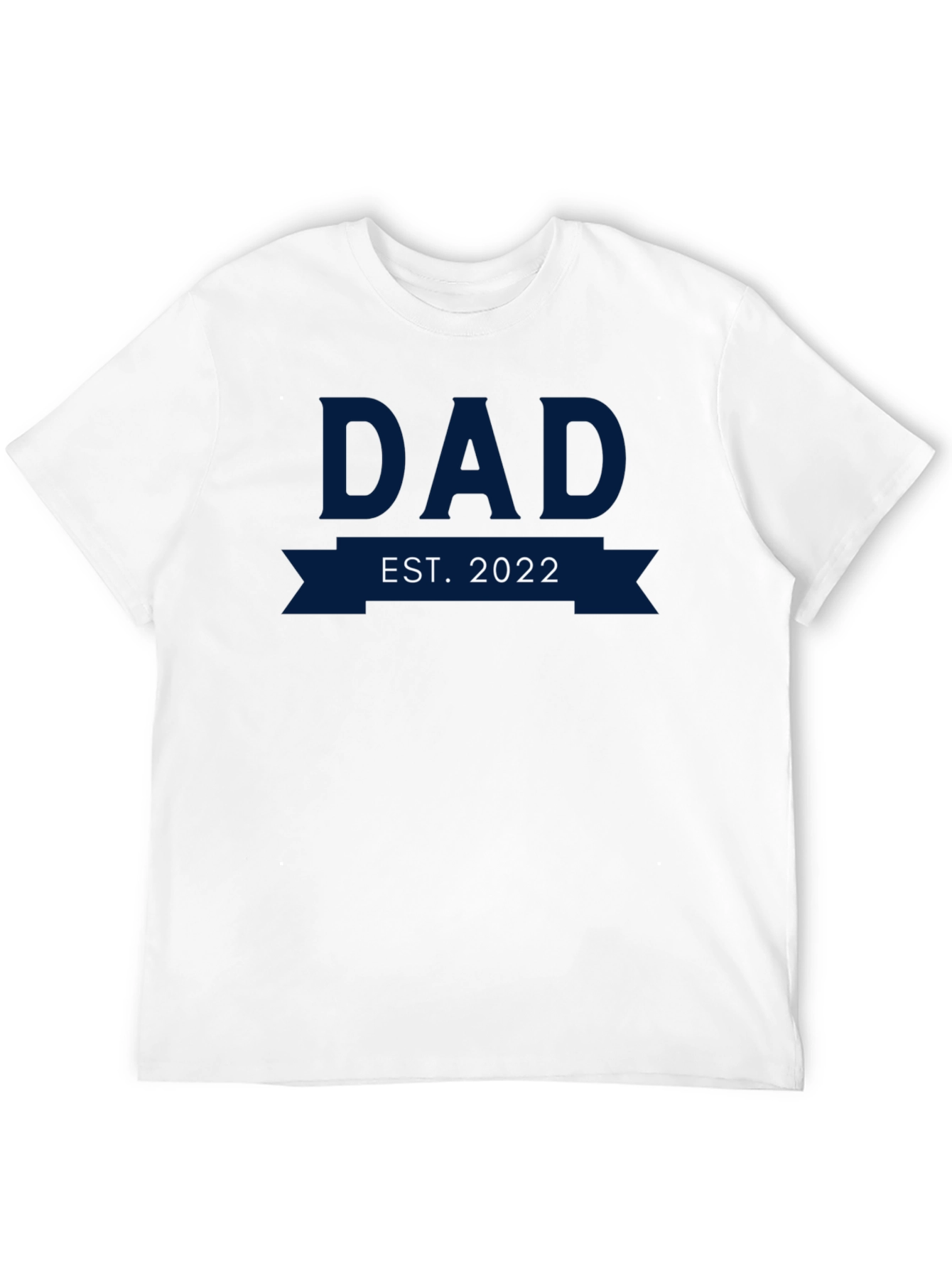 Dad Est. 2022 Black T-Shirt