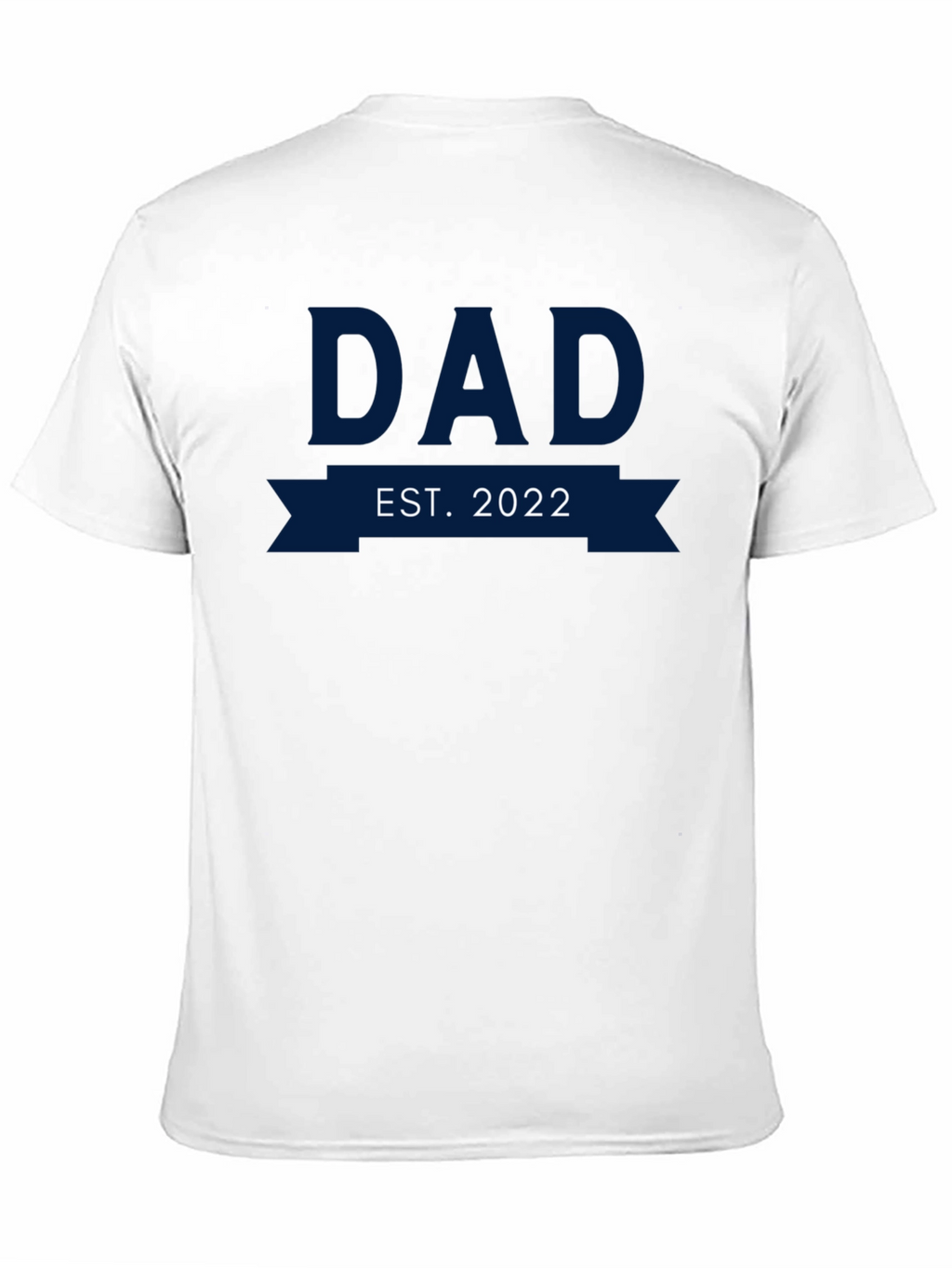 Dad Est. 2022 Black T-Shirt