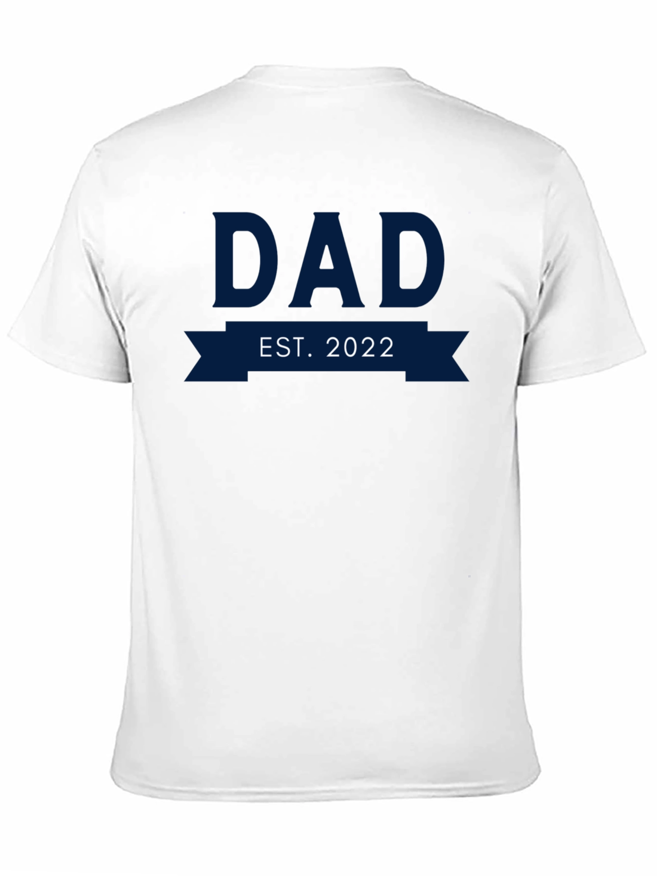Dad Est. 2022 Black T-Shirt