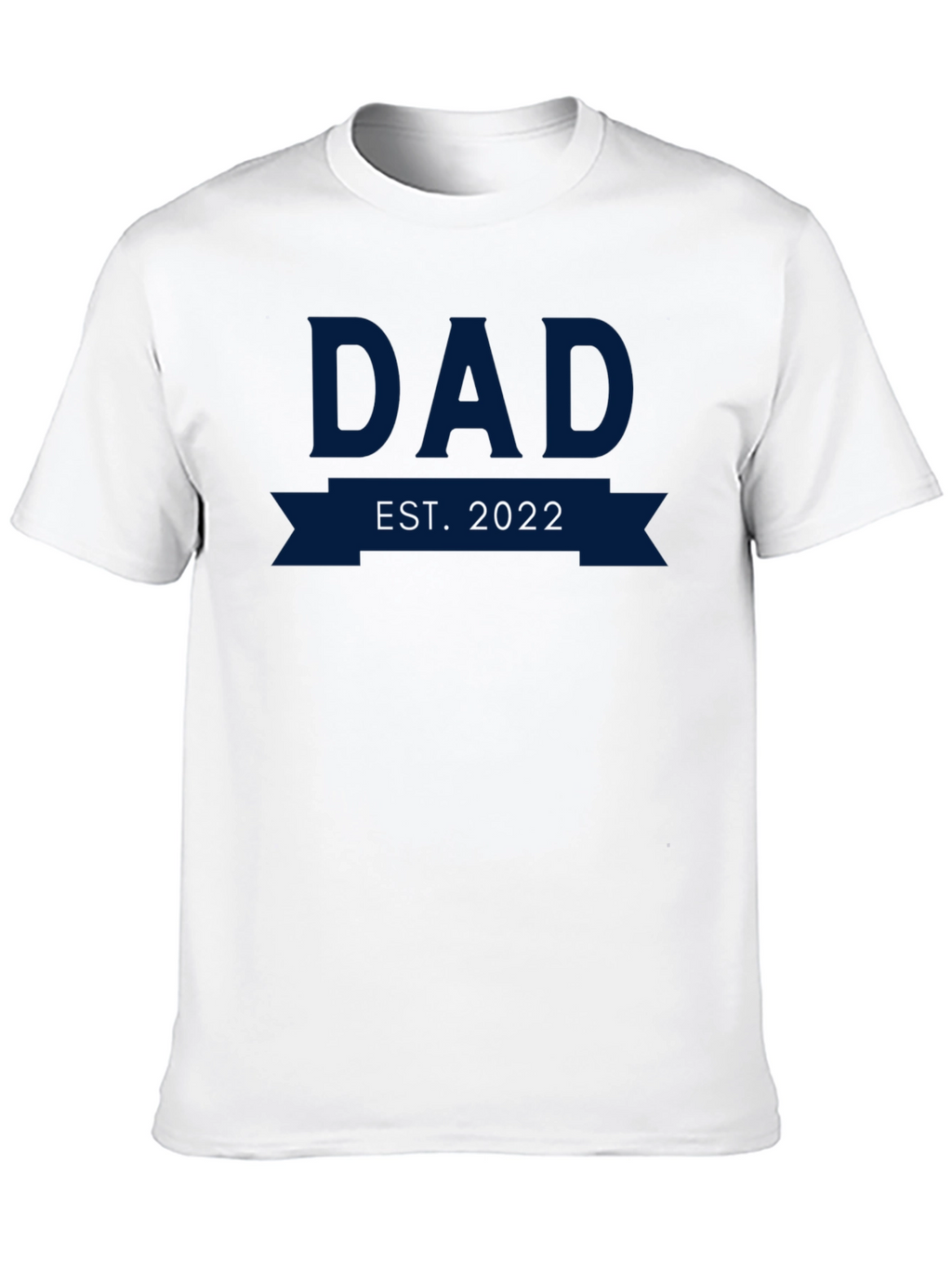 Dad Est. 2022 Black T-Shirt