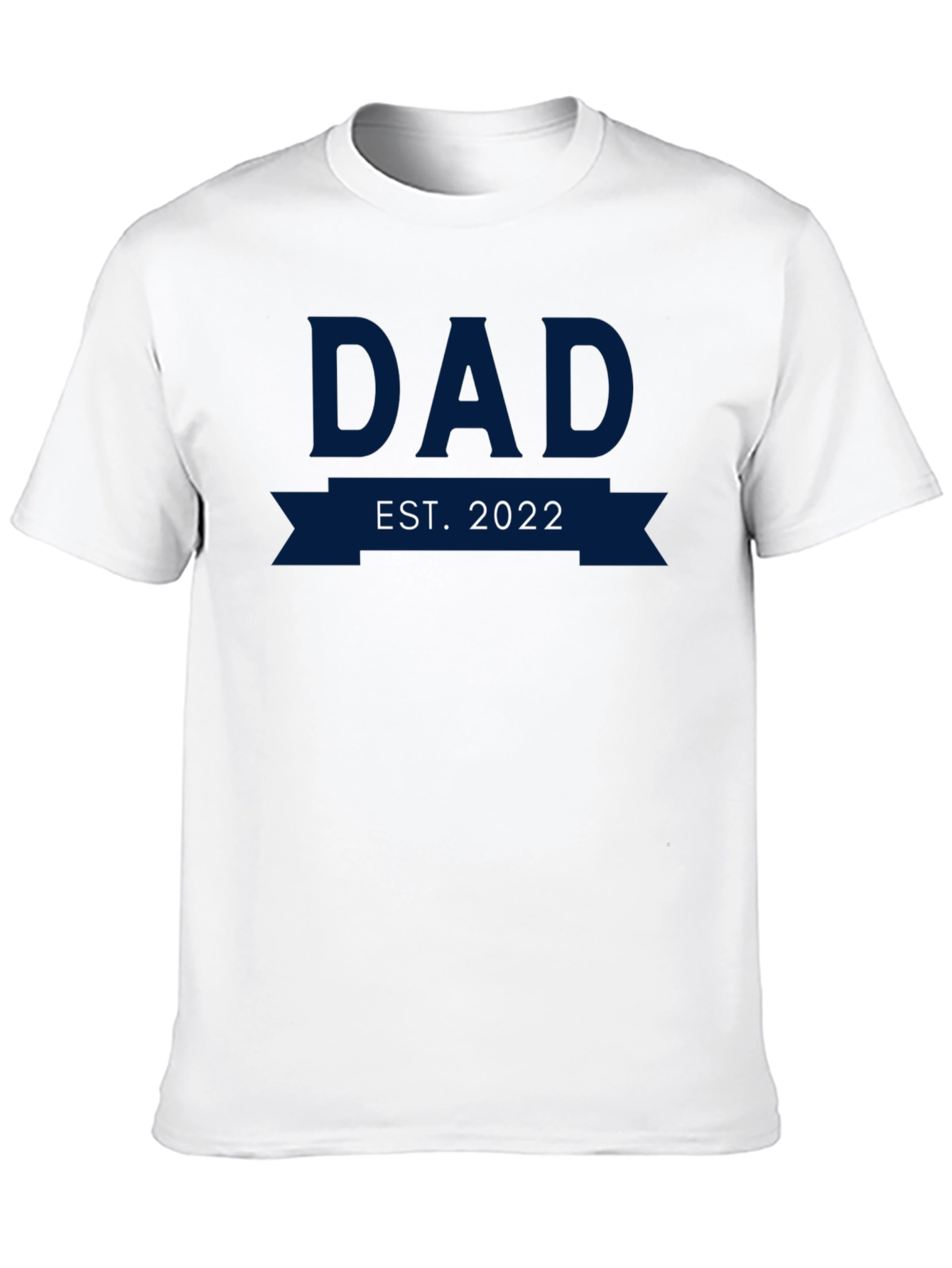 Dad Est. 2022 Black T-Shirt