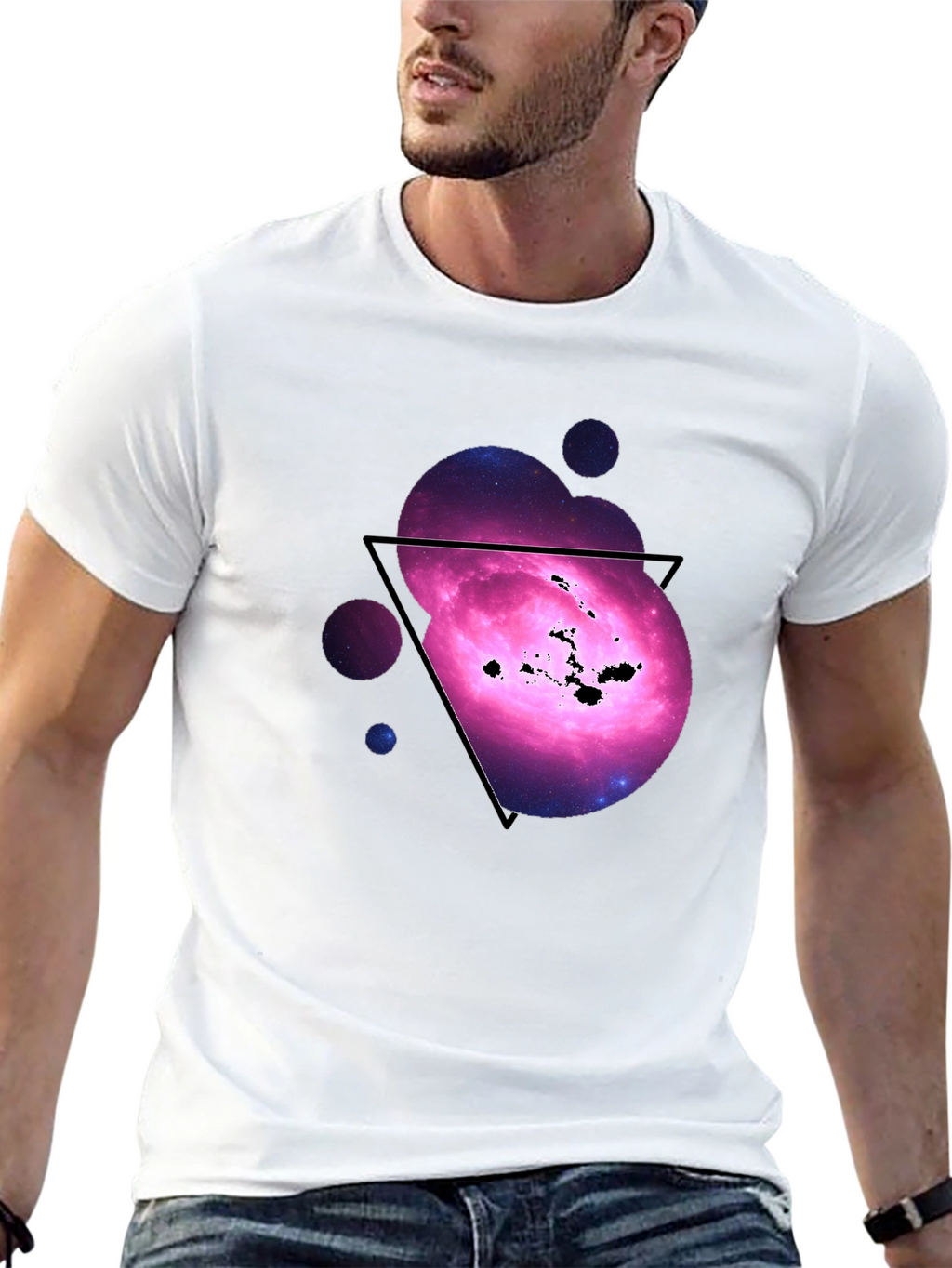 Galaxy Hawaii Islands Graphic T-Shirt