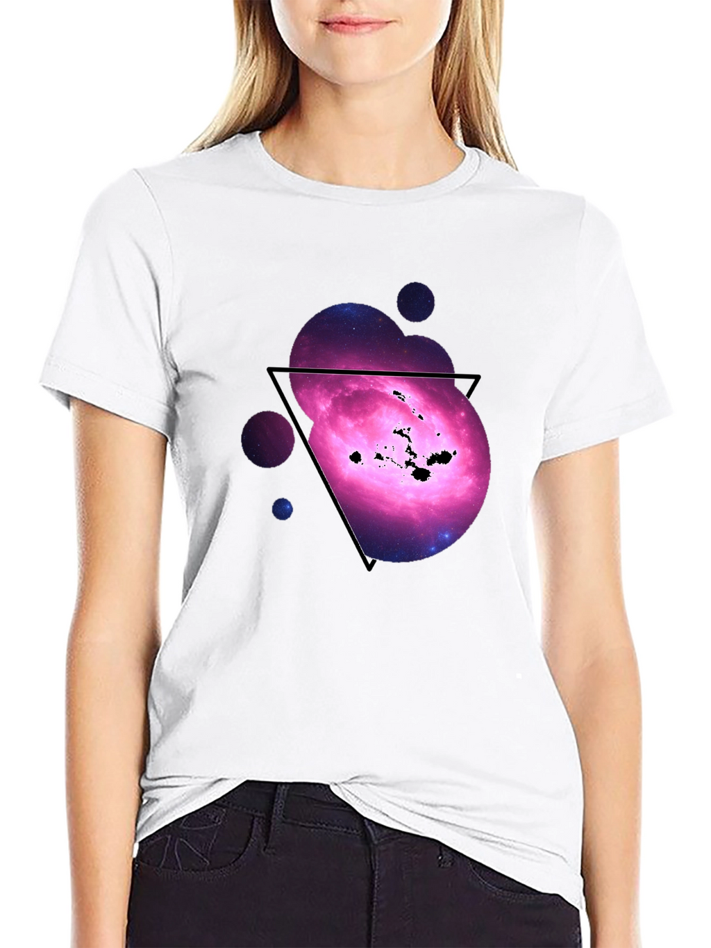 Galaxy Hawaii Islands Graphic T-Shirt