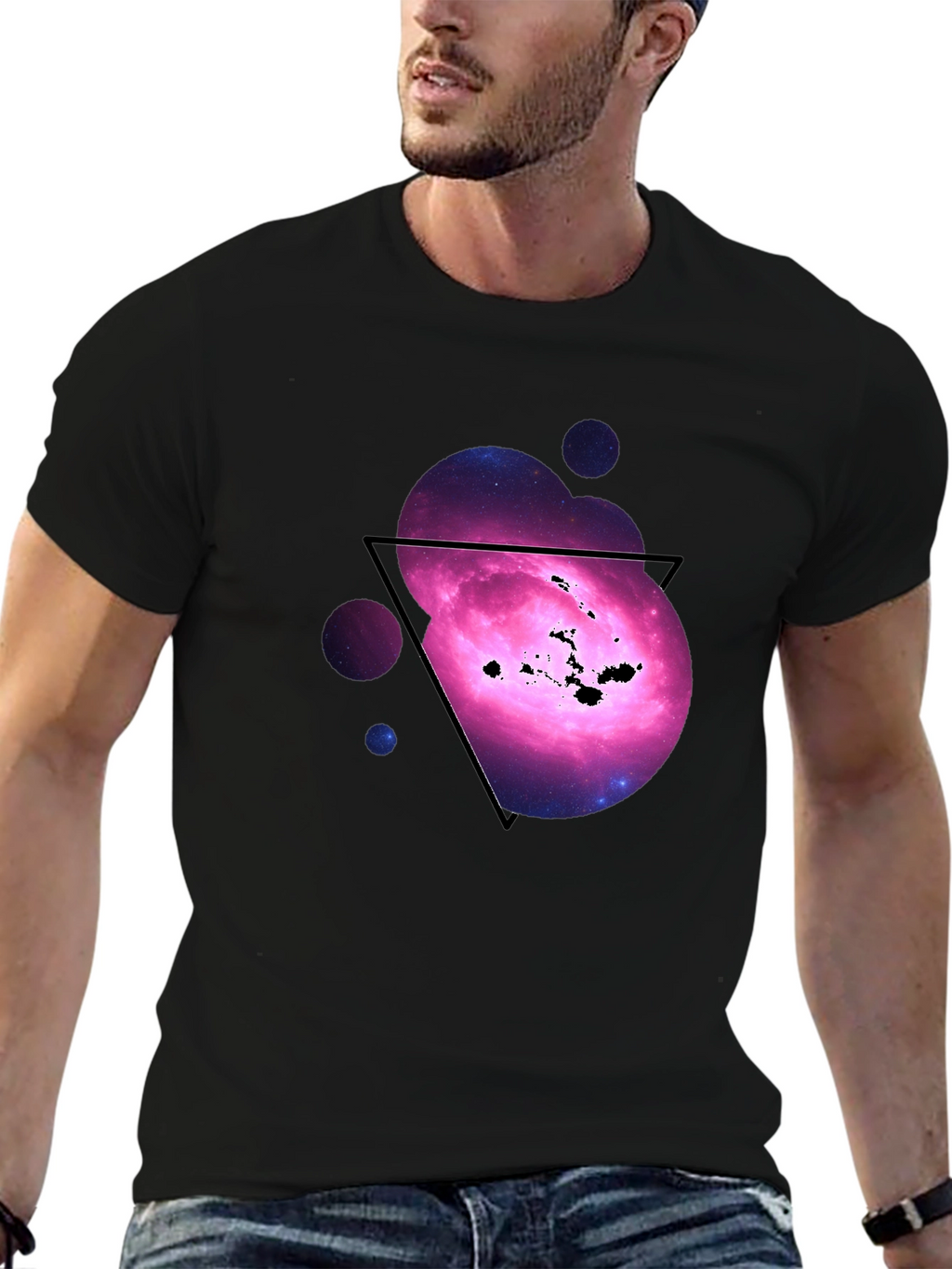 Galaxy Hawaii Islands Graphic T-Shirt