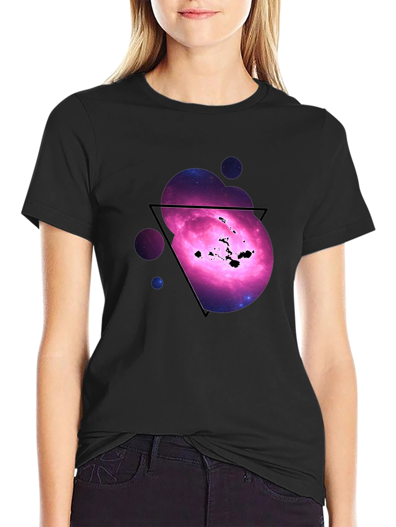 Galaxy Hawaii Islands Graphic T-Shirt