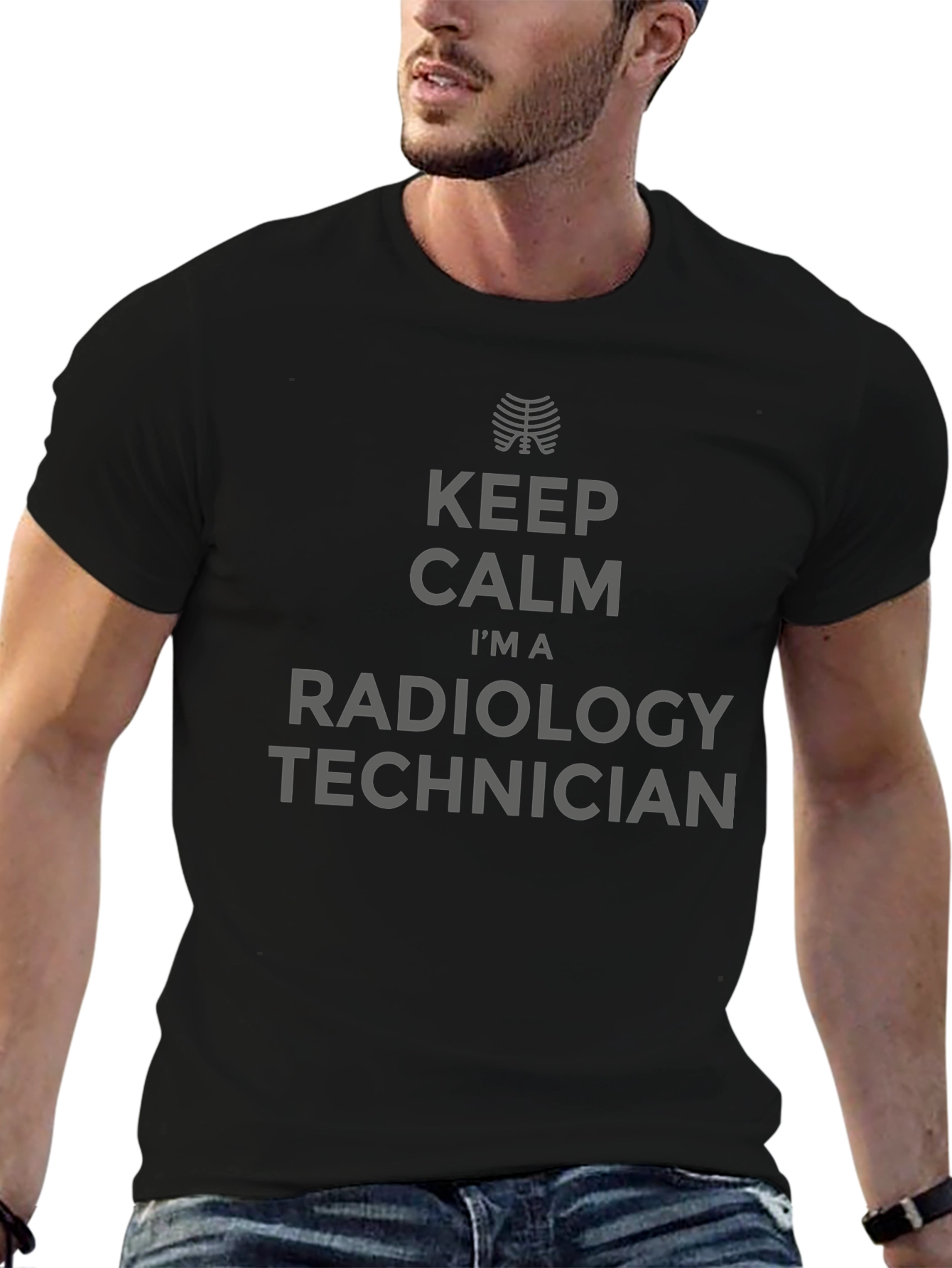Radiology Technician T-Shirt - Keep Calm Design