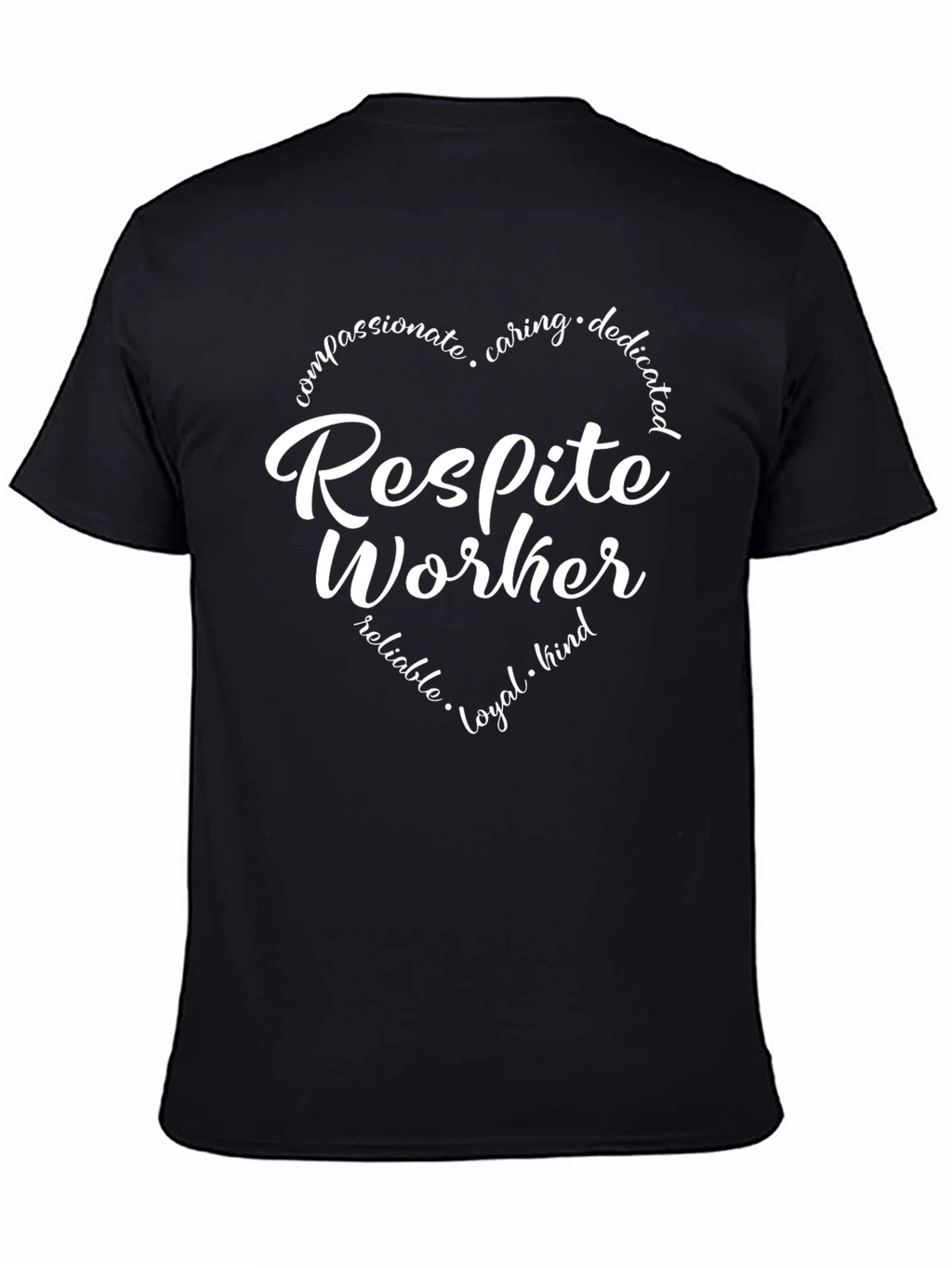 Respite Worker Heart Graphic Tee