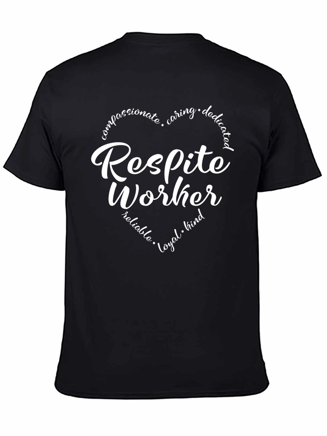 Respite Worker Heart Graphic Tee
