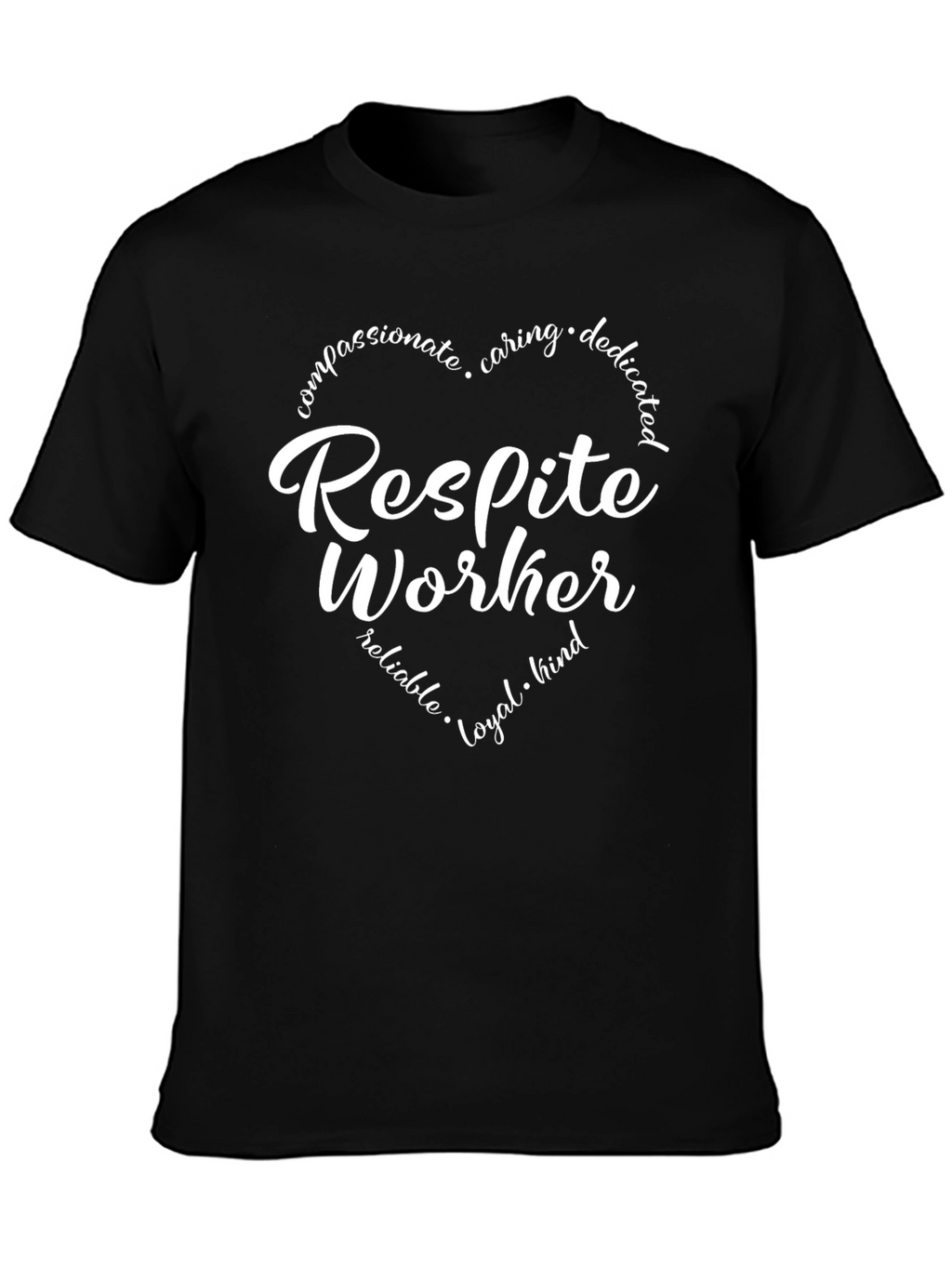 Respite Worker Heart Graphic Tee