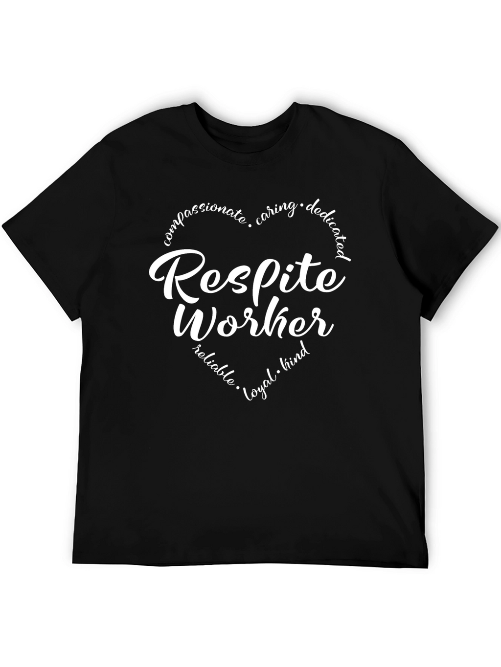 Respite Worker Heart Graphic Tee