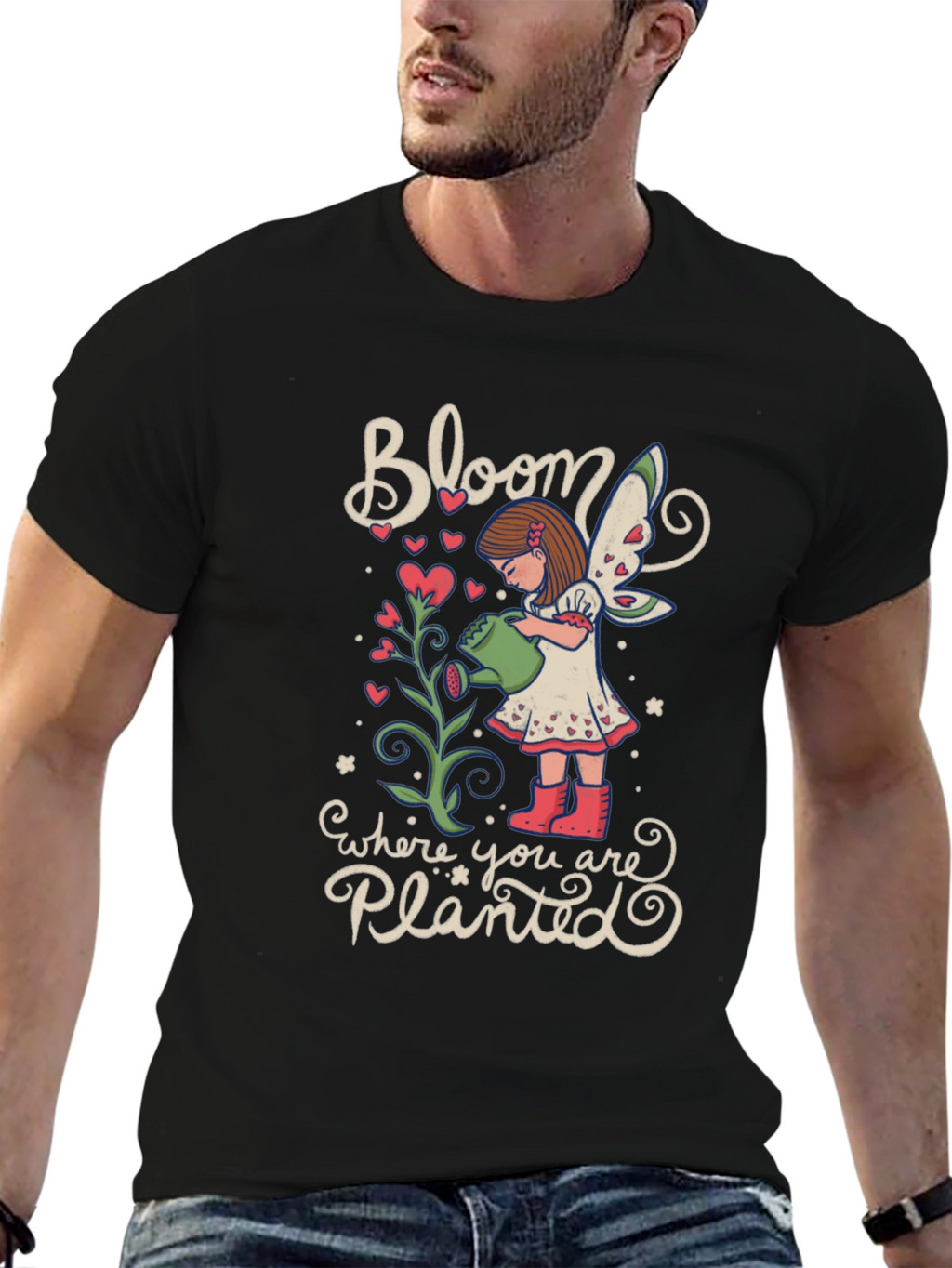 Bloom Where You are Planted Graphic Tee