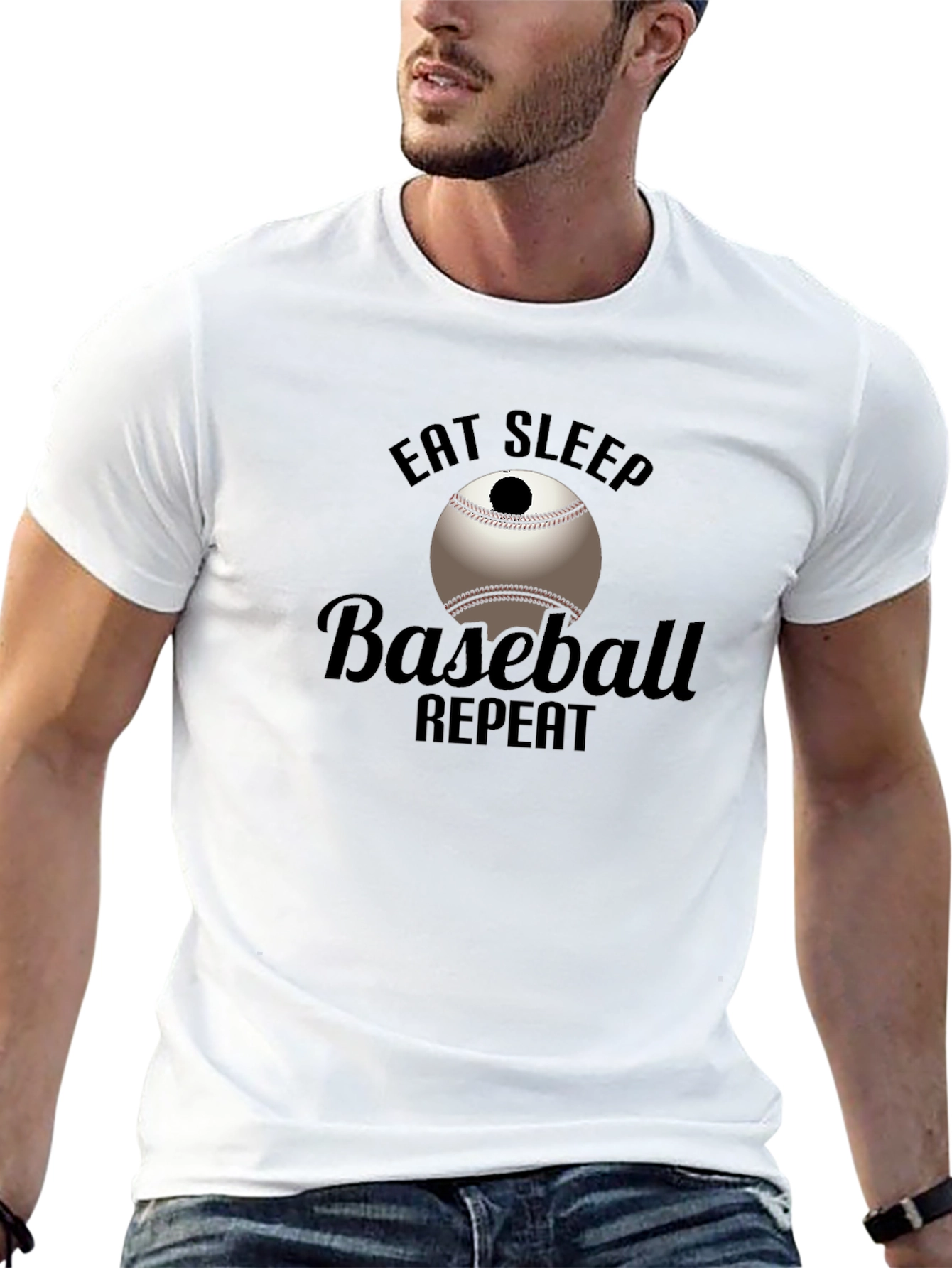 Eat Sleep Baseball Repeat T-Shirt