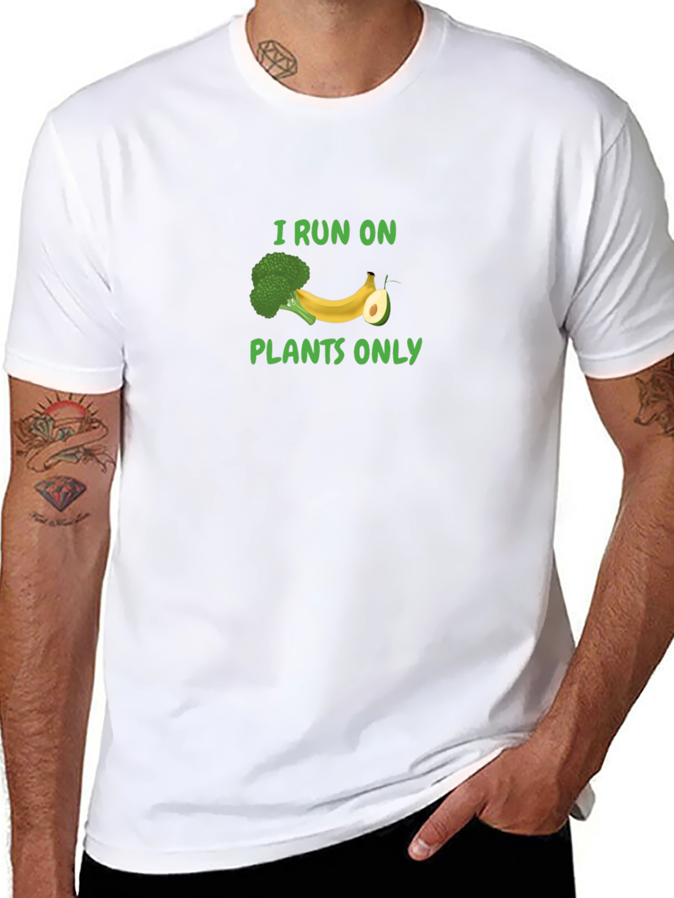 I Run On Plants Only T-Shirt