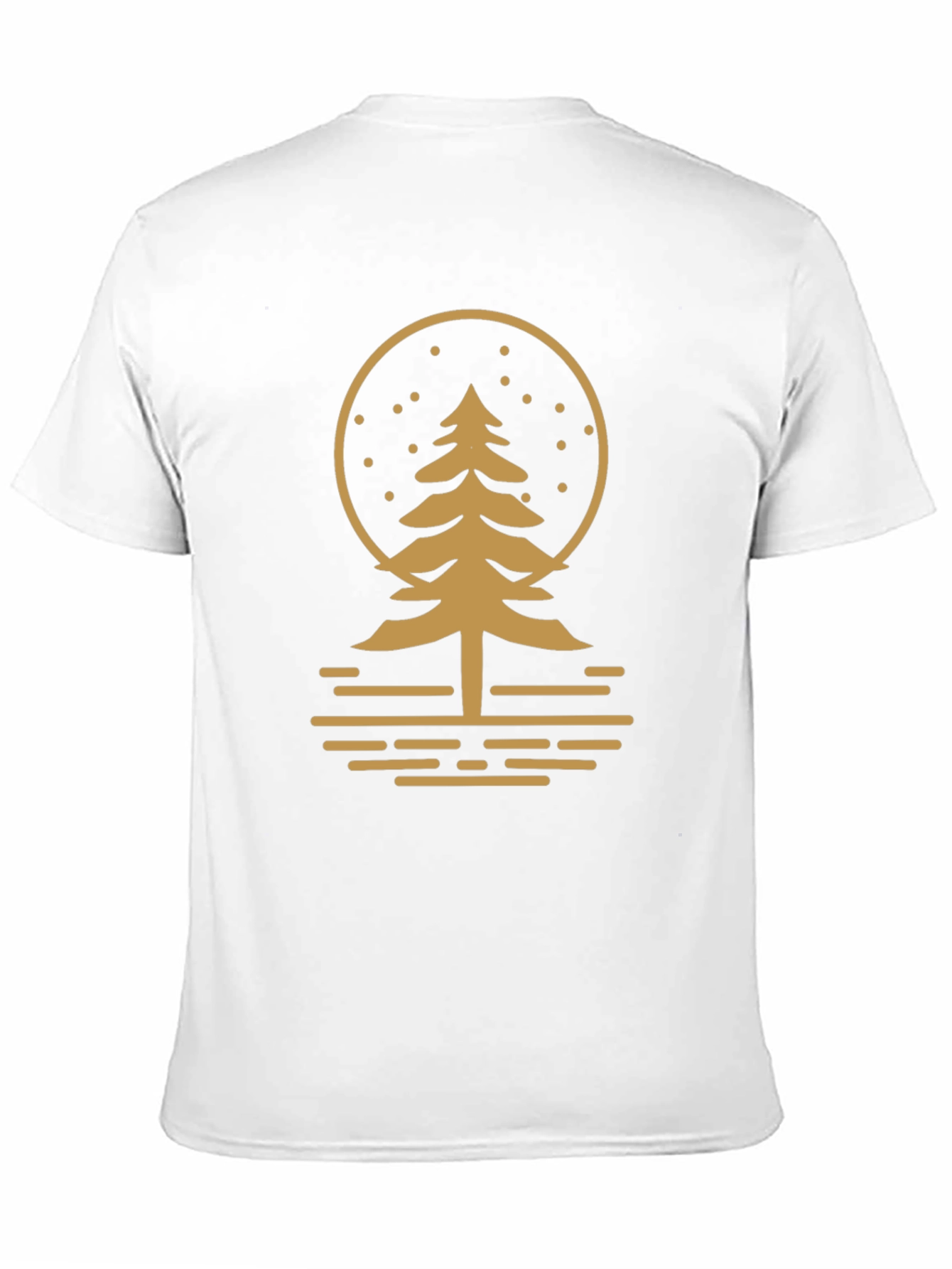 Nature Inspired Graphic Tee - Black