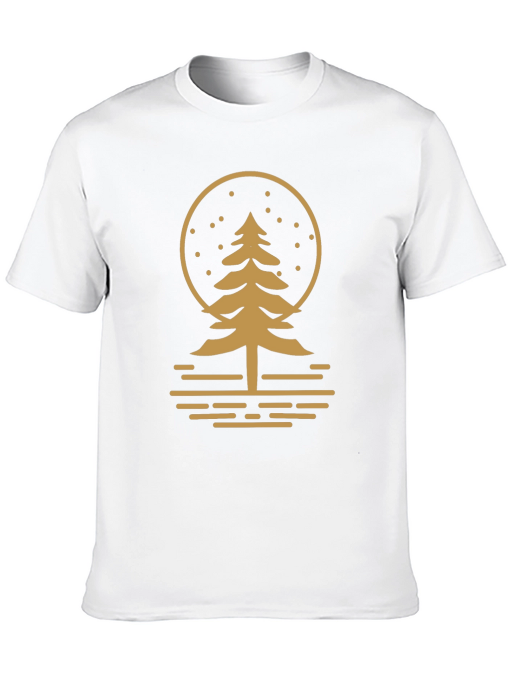 Nature Inspired Graphic Tee - Black