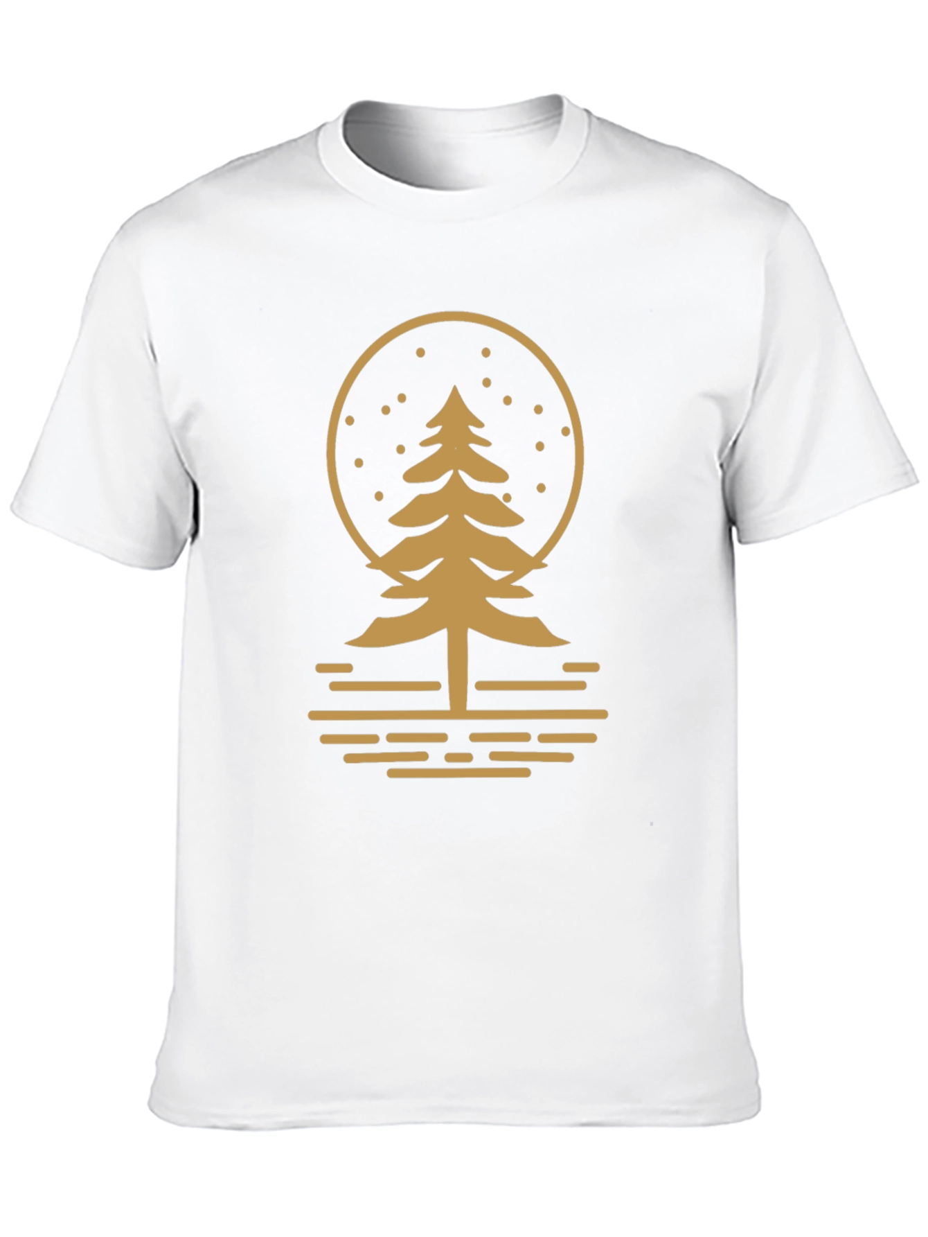 Nature Inspired Graphic Tee - Black