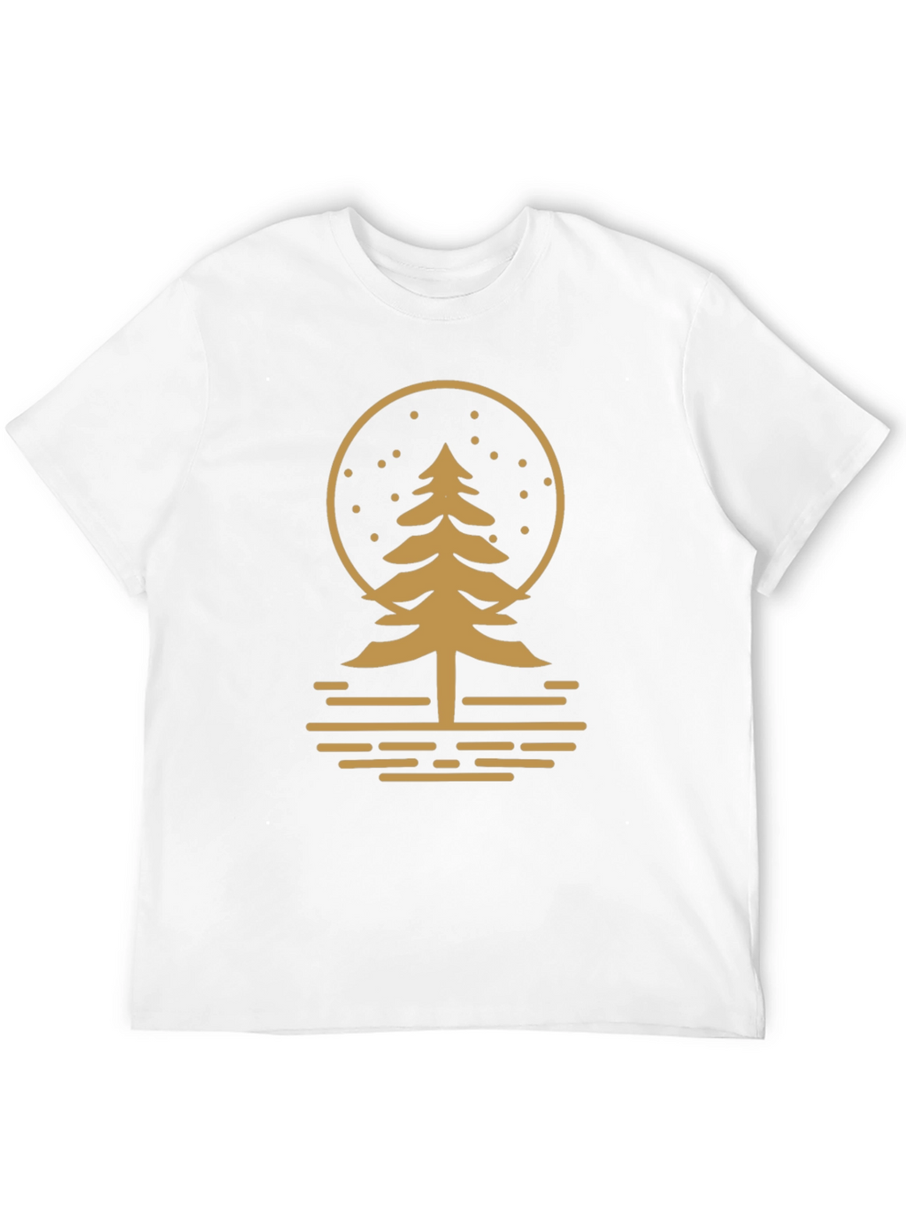 Nature Inspired Graphic Tee - Black