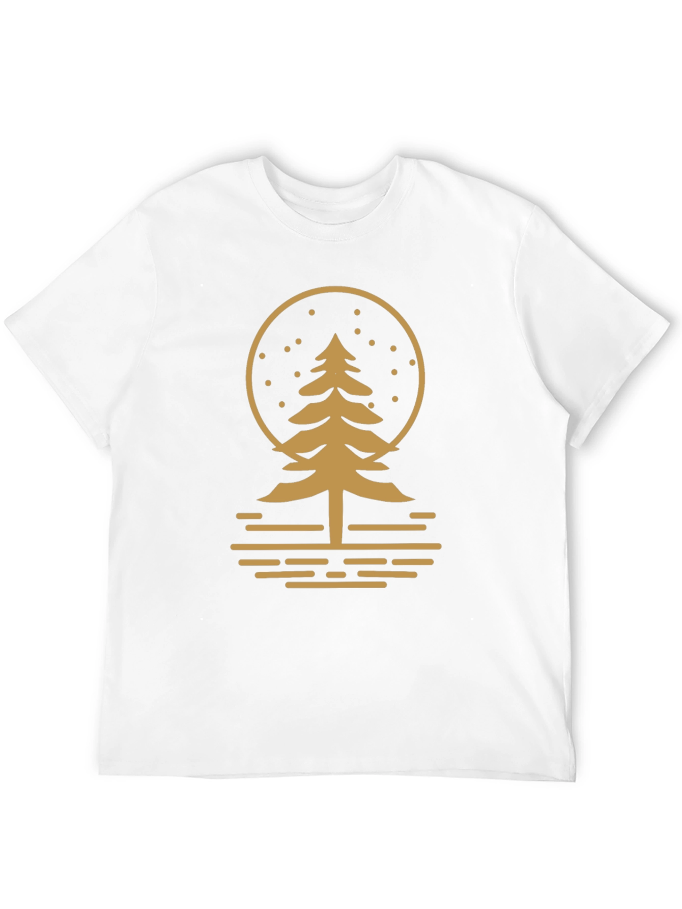 Nature Inspired Graphic Tee - Black