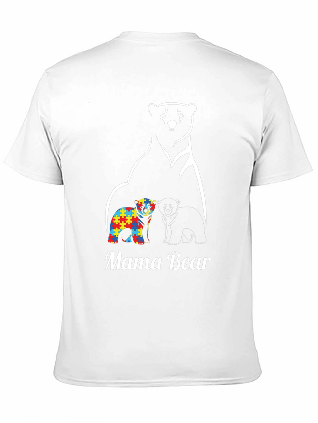 Mama Bear Autism Awareness T-Shirt