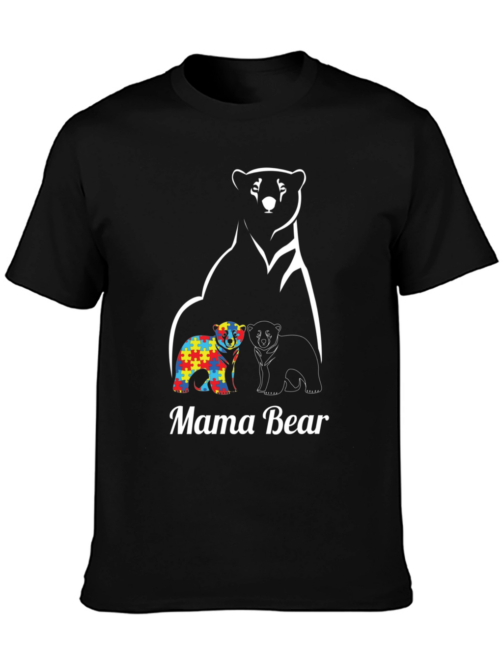 Mama Bear Autism Awareness T-Shirt