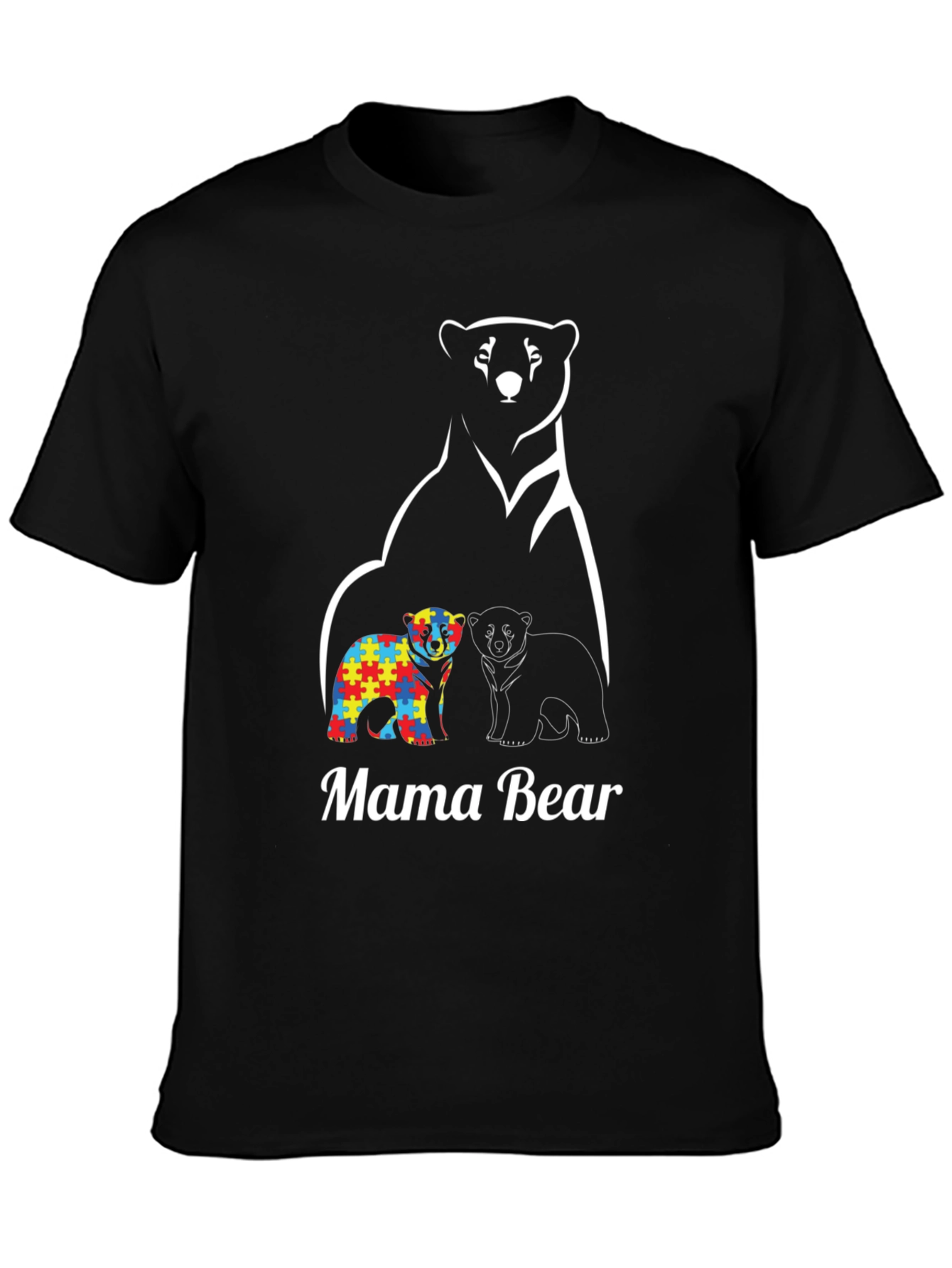 Mama Bear Autism Awareness T-Shirt