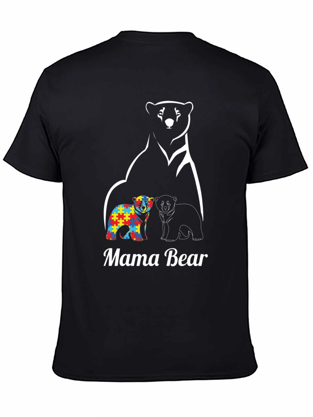 Mama Bear Autism Awareness T-Shirt
