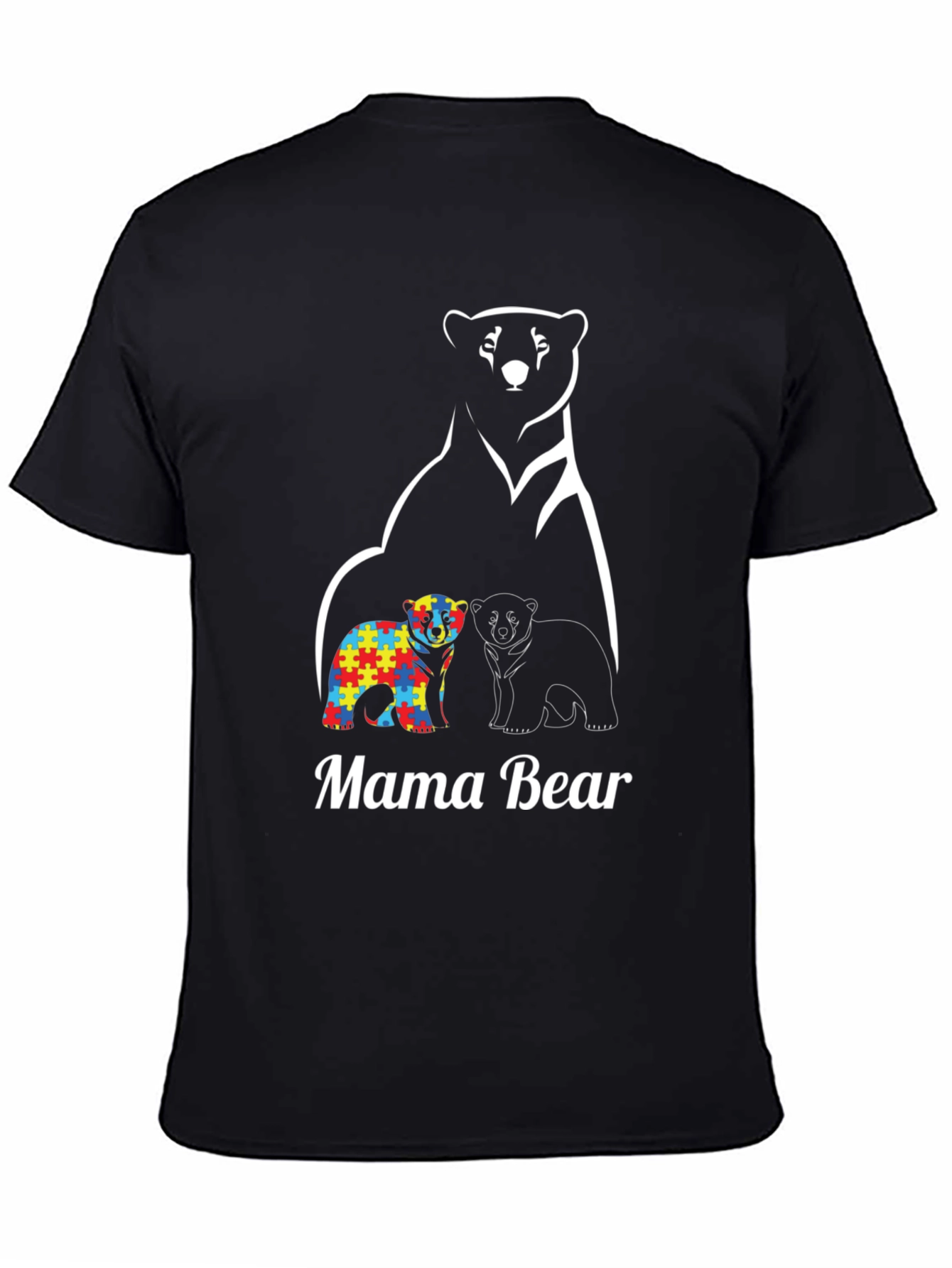 Mama Bear Autism Awareness T-Shirt