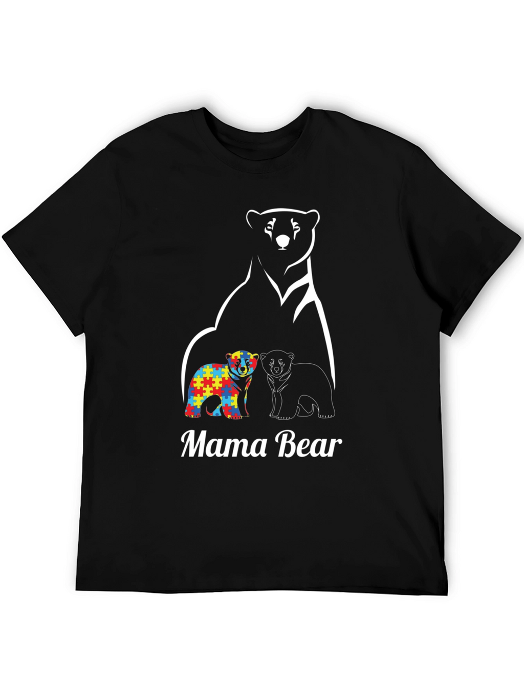 Mama Bear Autism Awareness T-Shirt