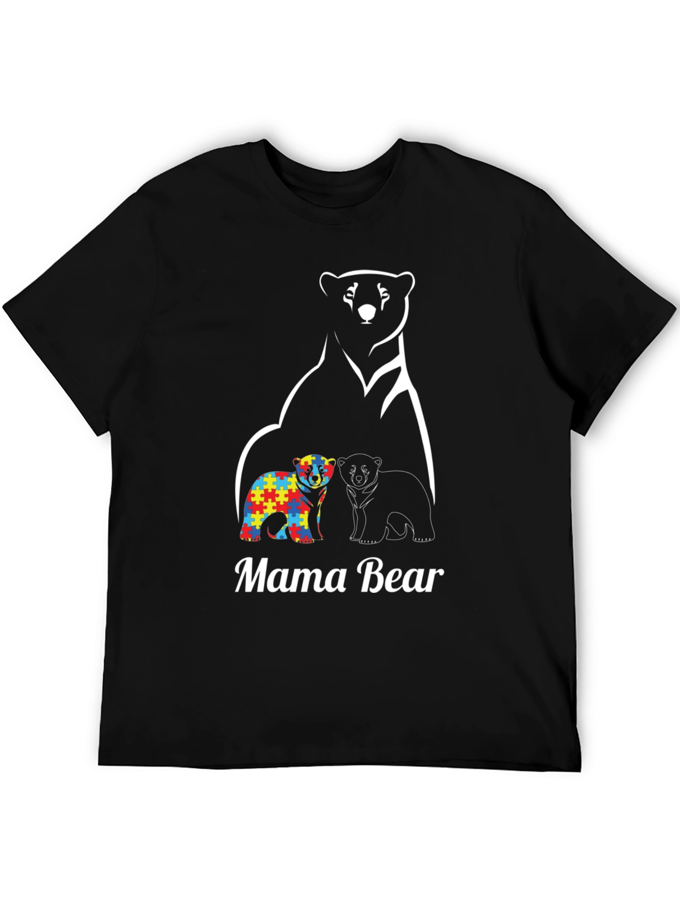 Mama Bear Autism Awareness T-Shirt