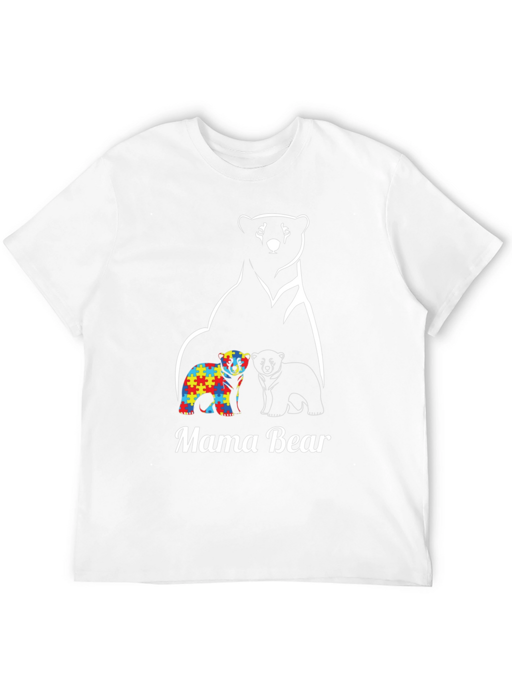 Mama Bear Autism Awareness T-Shirt