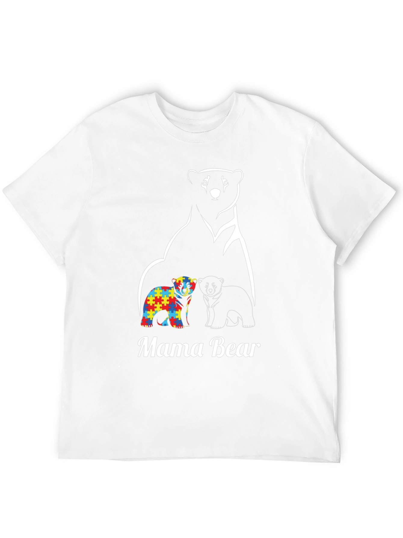 Mama Bear Autism Awareness T-Shirt