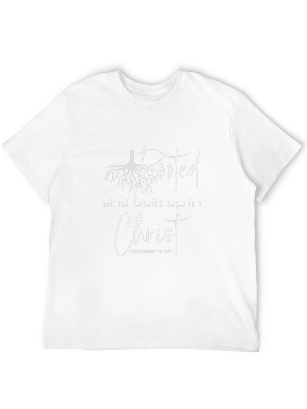 Rooted In Christ Black Graphic Tee