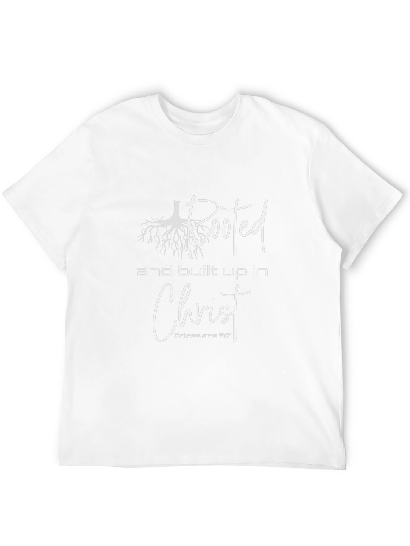 Rooted In Christ Black Graphic Tee