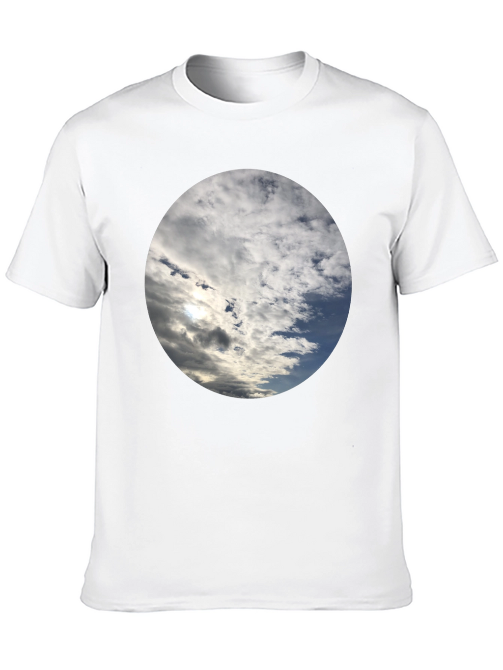 Sky Cloudscape T-Shirt - Stylish Weather Design