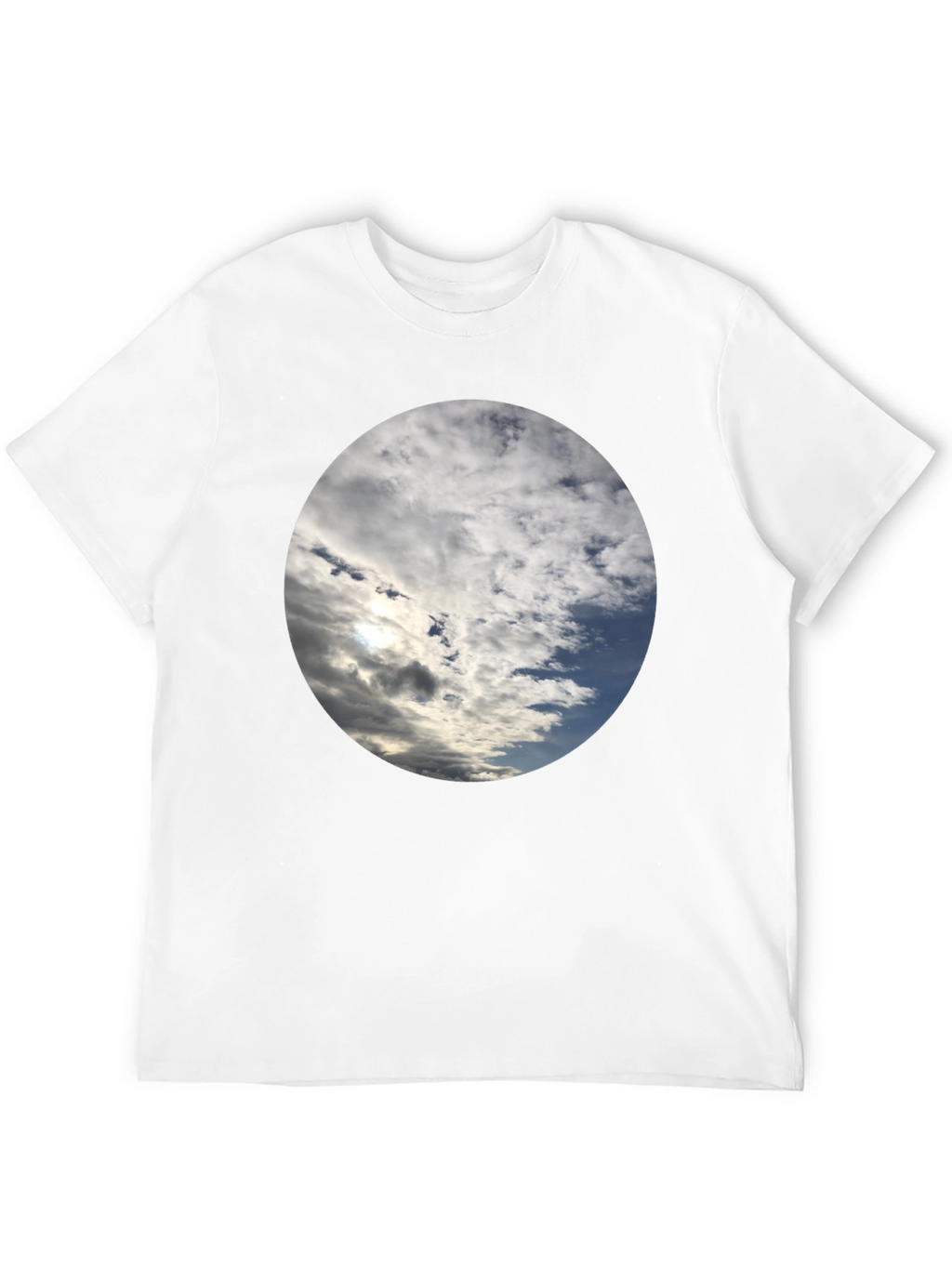 Sky Cloudscape T-Shirt - Stylish Weather Design