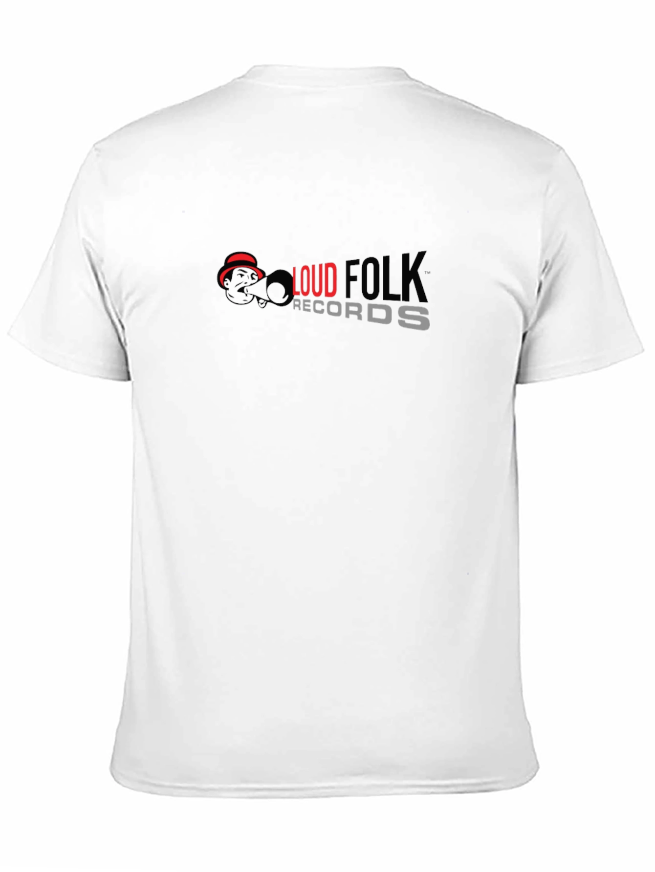 Loud Folk Records Graphic Tee - Black Cotton Blend
