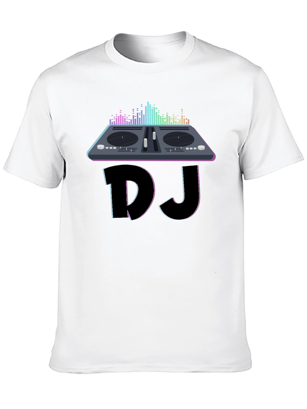 DJ Turntable Graphic Tee - Music Lover T-Shirt