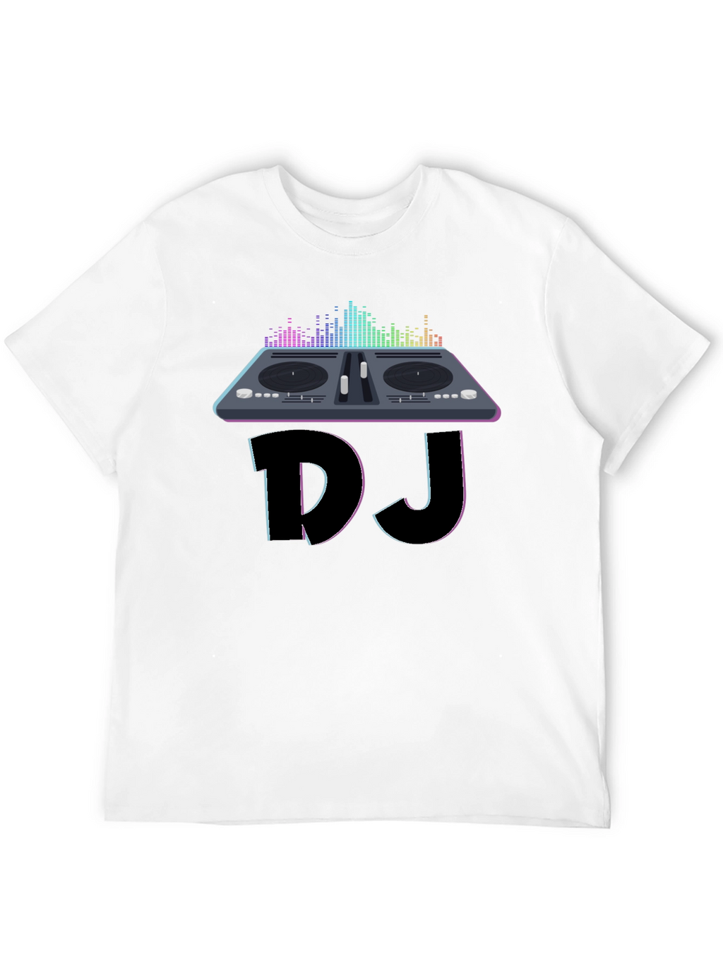 DJ Turntable Graphic Tee - Music Lover T-Shirt