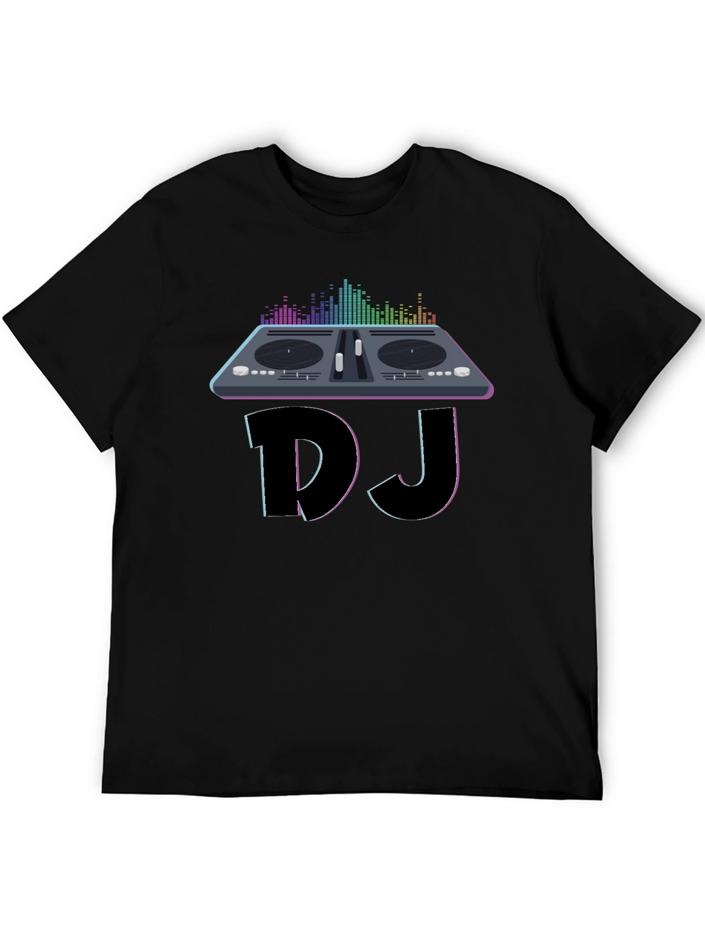 DJ Turntable Graphic Tee - Music Lover T-Shirt