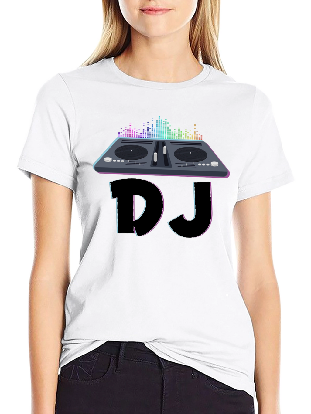 DJ Turntable Graphic Tee - Music Lover T-Shirt