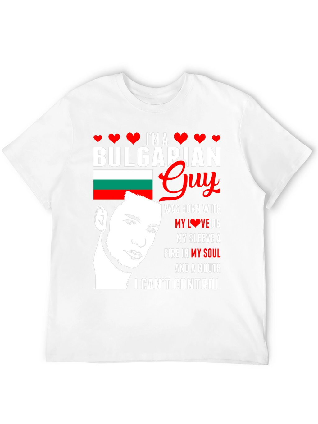 Bulgarian Guy T-Shirt: Patriotic Pride
