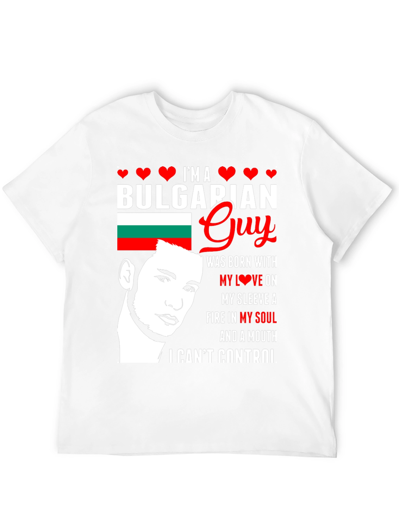 Bulgarian Guy T-Shirt: Patriotic Pride