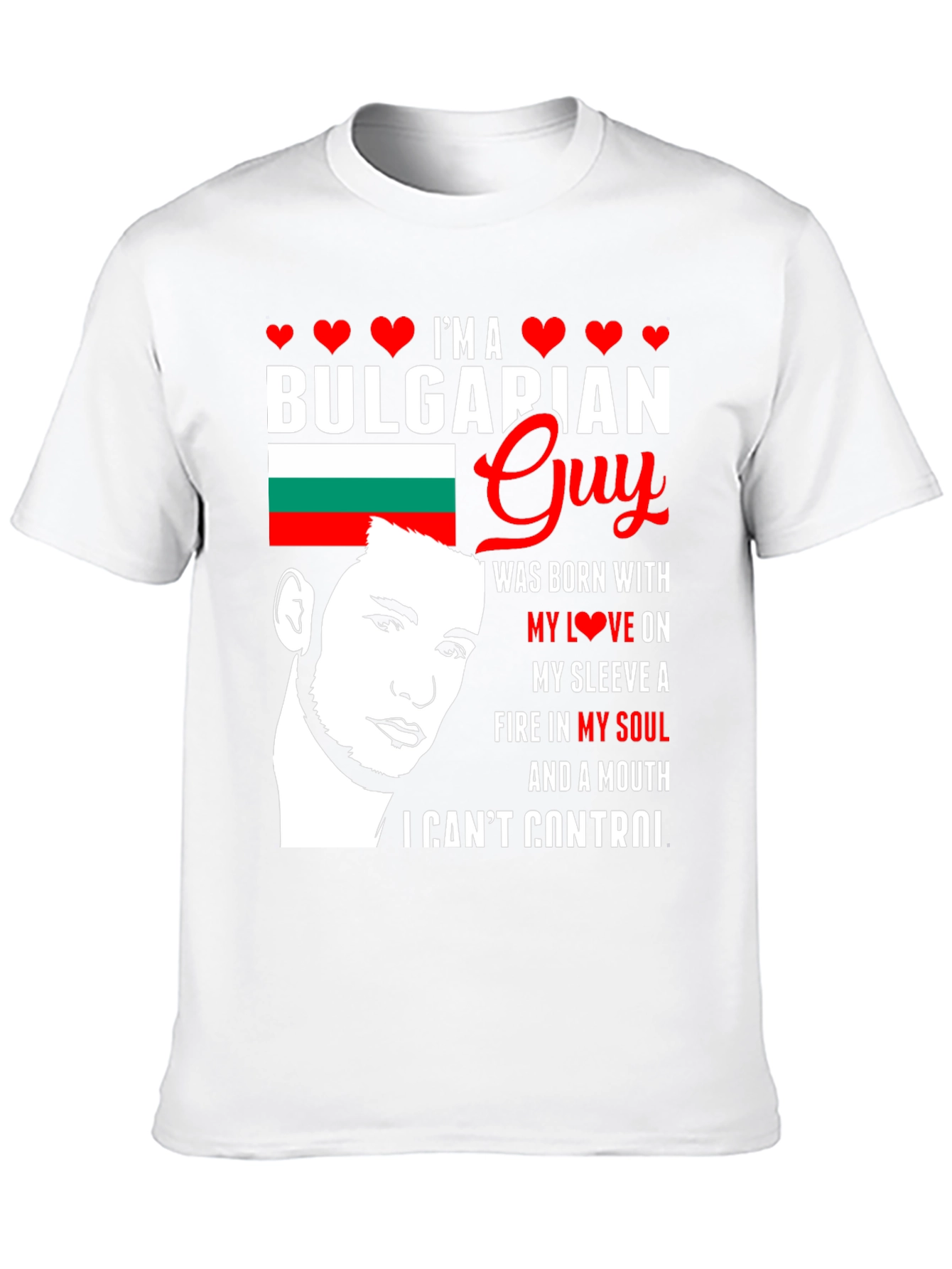 Bulgarian Guy T-Shirt: Patriotic Pride