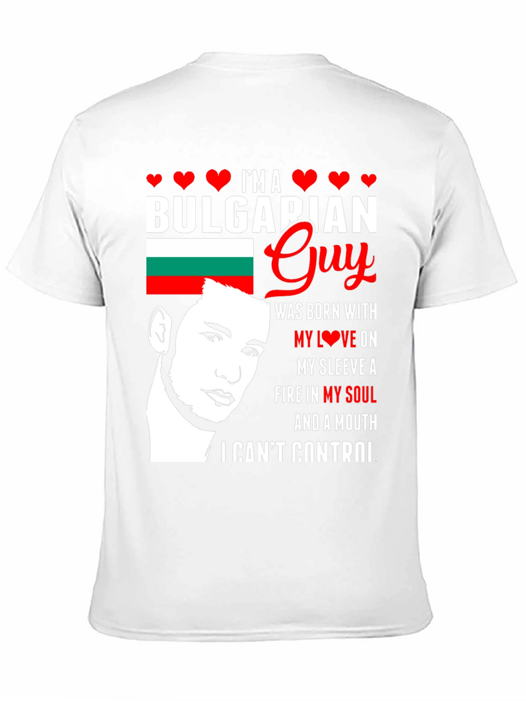 Bulgarian Guy T-Shirt: Patriotic Pride